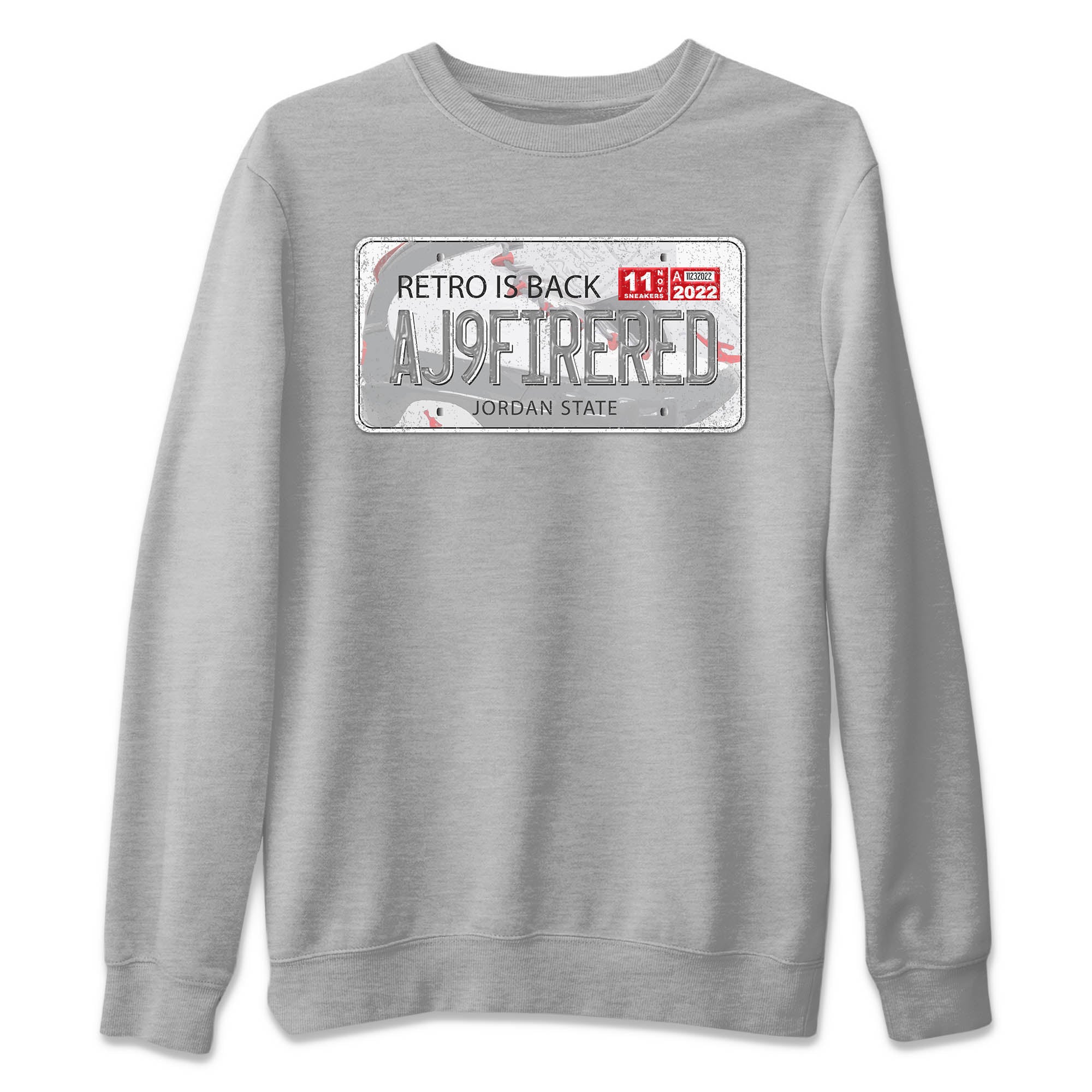 Jordan 9 Fire Red Shirt To Match Jordans Jordan Plate Sneaker Tees Jordan 9 Fire Red Drip Gear Zone Sneaker Matching Clothing Unisex Shirts