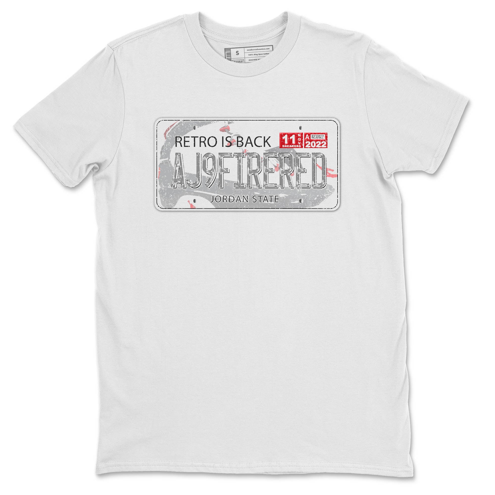 Jordan 9 Fire Red Shirt To Match Jordans Jordan Plate Sneaker Tees Jordan 9 Fire Red Drip Gear Zone Sneaker Matching Clothing Unisex Shirts