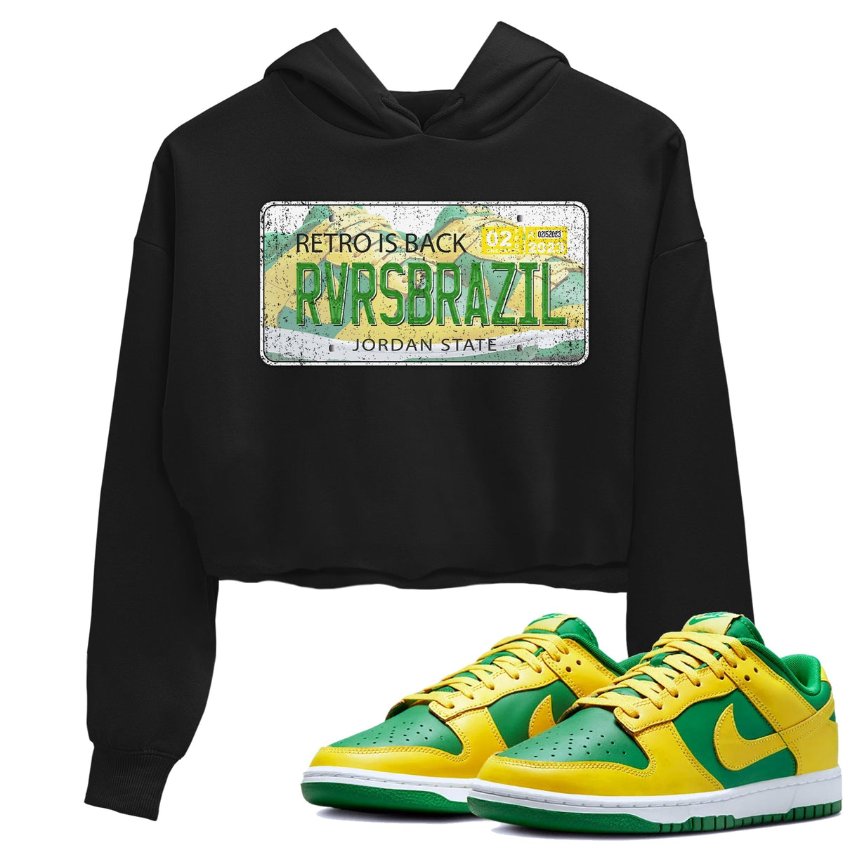 Dunk Reverse Brazil Sneaker Match Tees Jordan Plate Sneaker Tees Dunk Reverse Brazil Jordan to match sneaker T-Shirt Women's Shirts