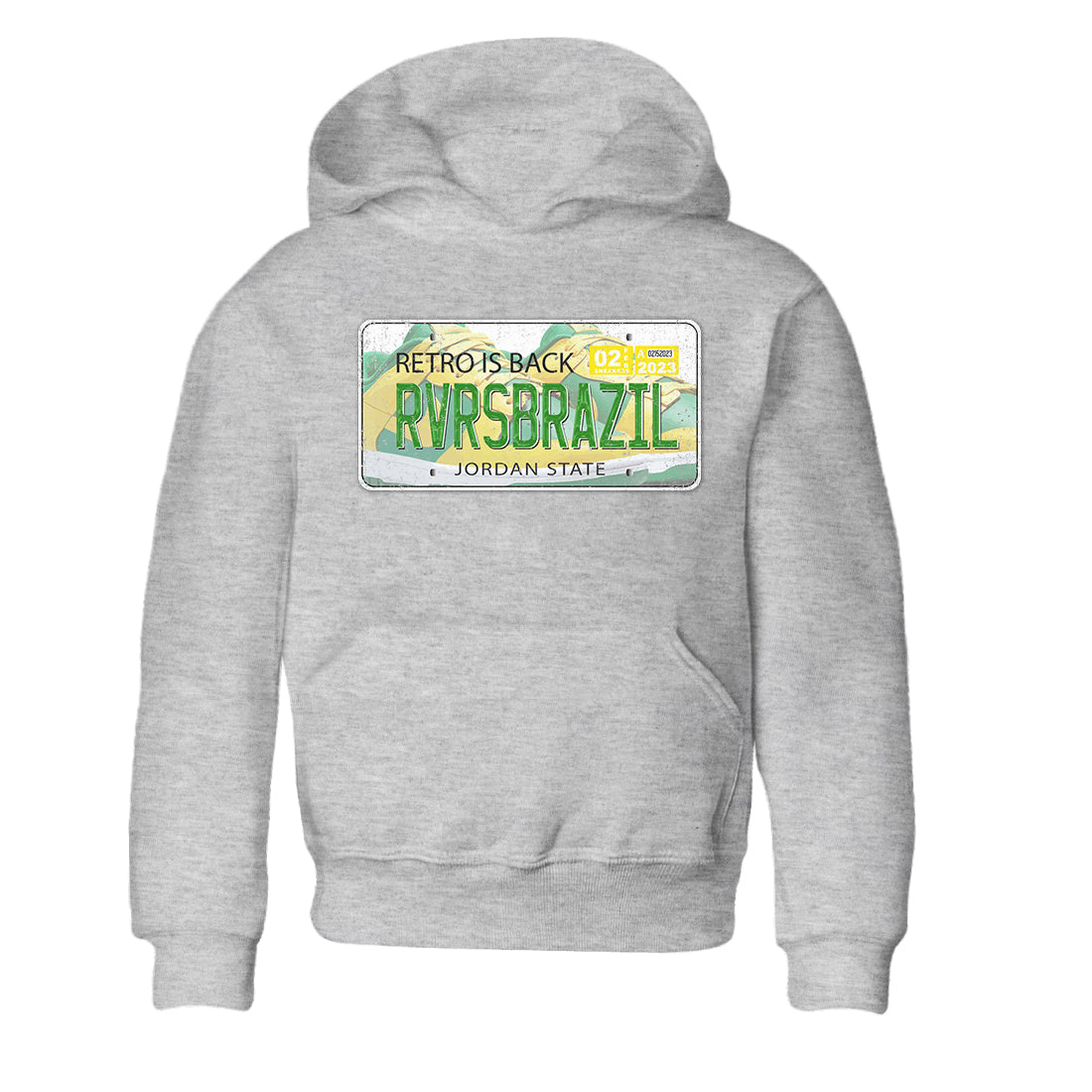 Dunk Reverse Brazil Sneaker Match Tees Jordan Plate Sneaker Tees Dunk Reverse Brazil Jordan to match sneaker T-Shirt Kids Shirts