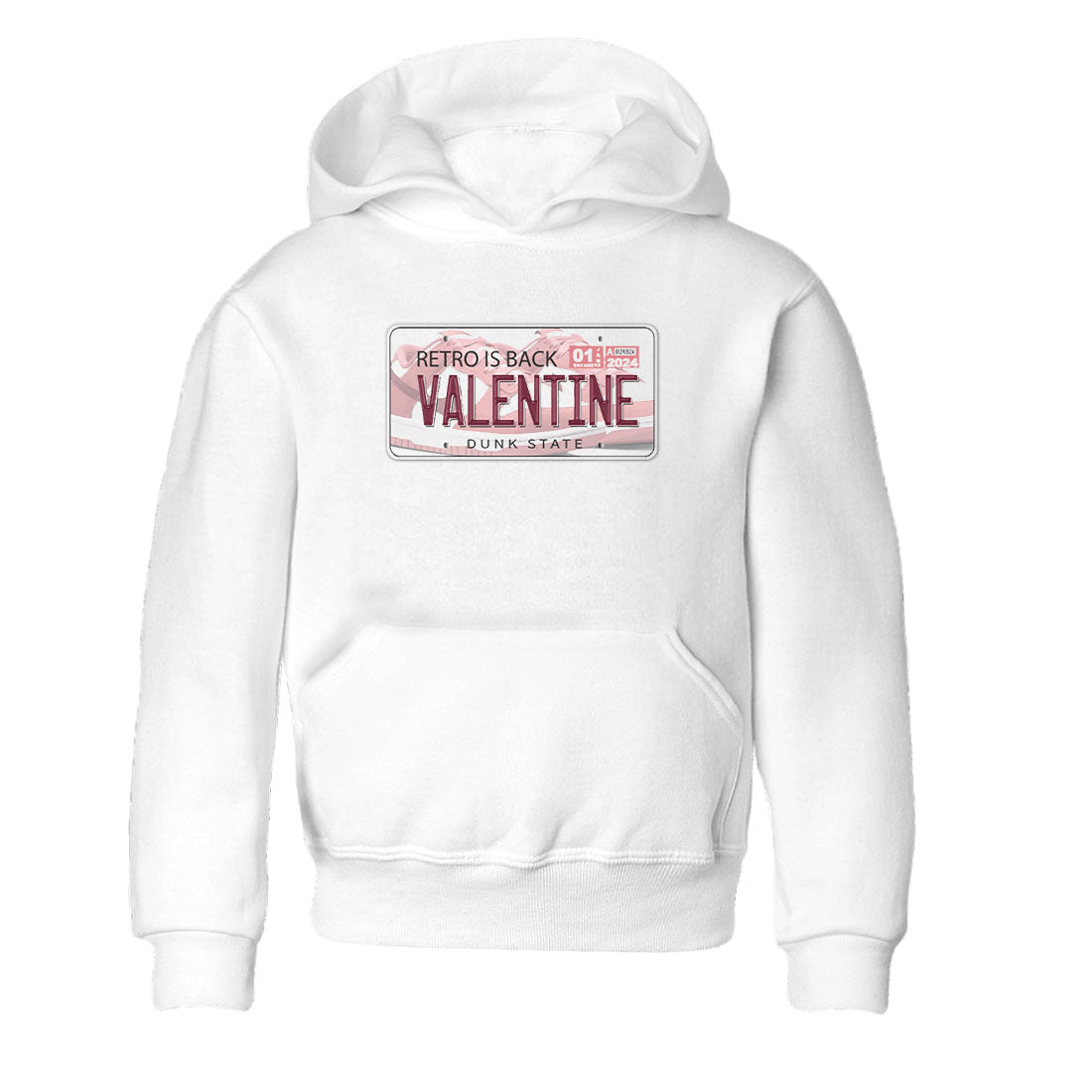 Dunk Valentine's Day shirt to match jordans Jordan Plate sneaker tees Dunks Valentine's Day Drip Gear Zone baby toddler White 2 cotton Shirt