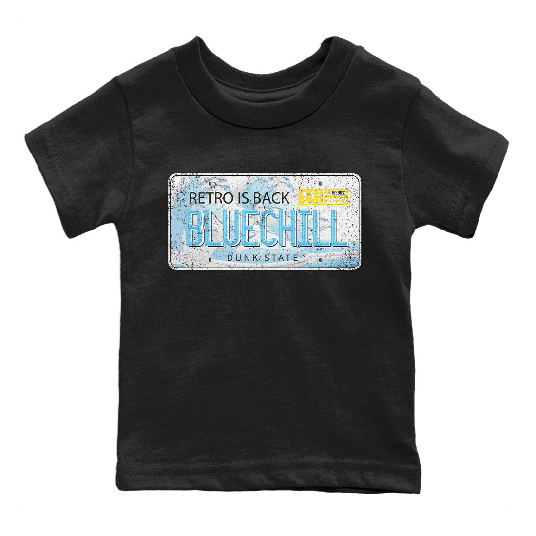 Nike Dunk High Blue Chill Shirt To Match Jordans Jordan Plate Sneaker Tees Nike Dunk High Blue Chill Drip Gear Zone Sneaker Matching Clothing Kids Shirts