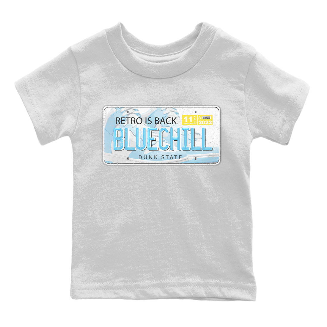 Nike Dunk High Blue Chill Shirt To Match Jordans Jordan Plate Sneaker Tees Nike Dunk High Blue Chill Drip Gear Zone Sneaker Matching Clothing Kids Shirts