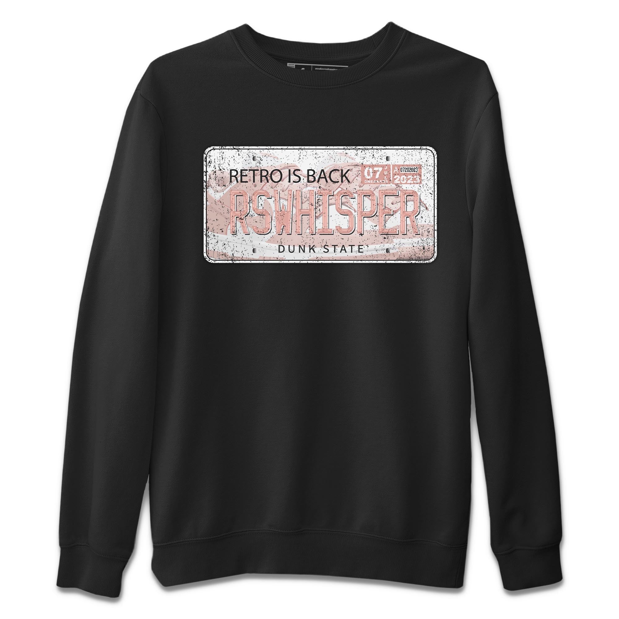 Nike Dunks Low Rose Whisper shirt to match jordans Jordan Plate Streetwear Sneaker Shirt Nike Dunk Rose Whisper Drip Gear Zone Sneaker Matching Clothing Unisex Black 2 T-Shirt