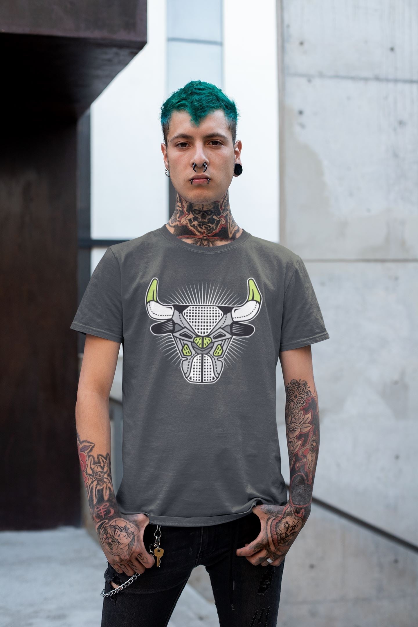 Jordan 4 '95 Neon Shirt To Match Jordans Bull Head Sneaker Tees Jordan 4 '95 Neon Drip Gear Zone Sneaker Matching Clothing Unisex Shirts