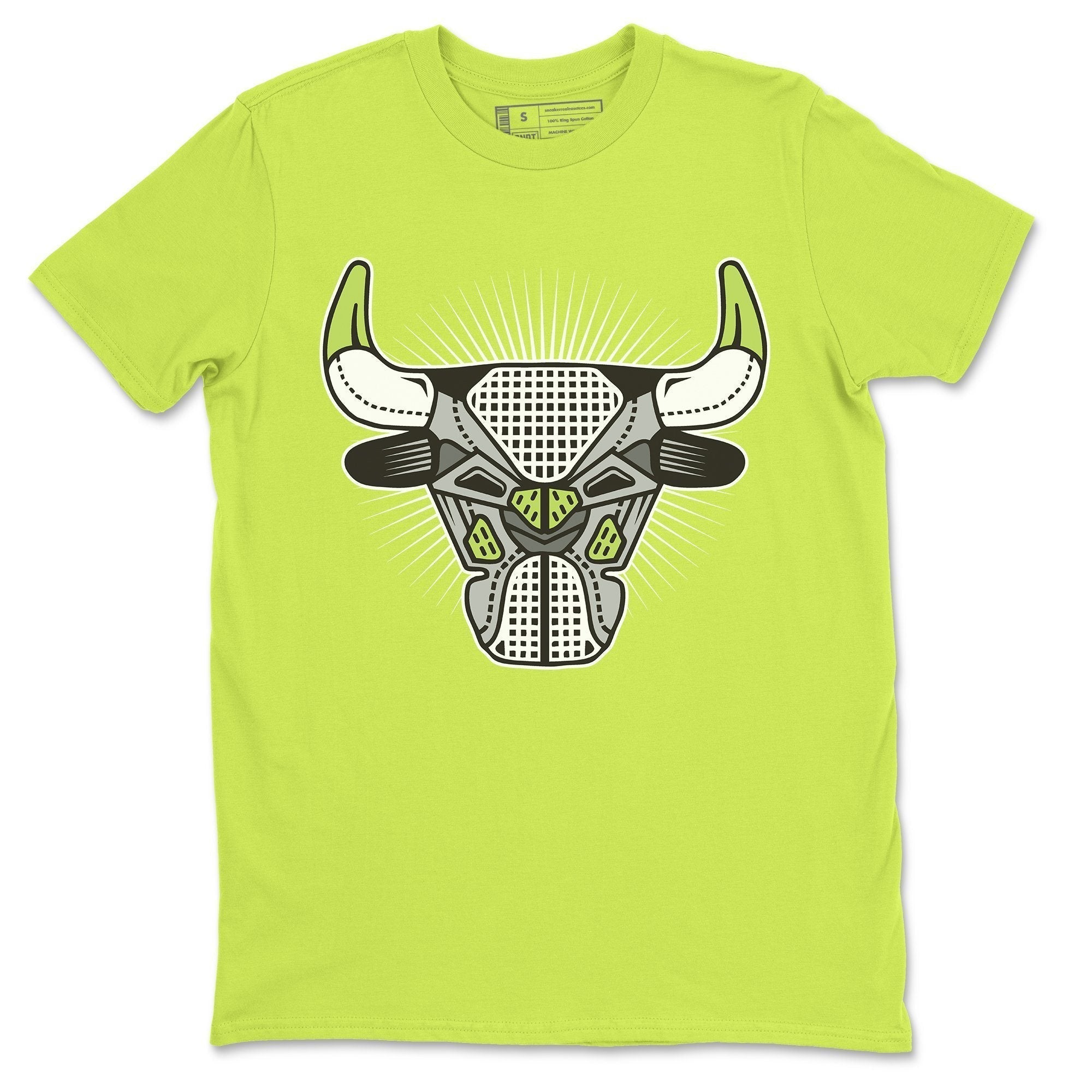 Jordan 4 '95 Neon Shirt To Match Jordans Bull Head Sneaker Tees Jordan 4 '95 Neon Drip Gear Zone Sneaker Matching Clothing Unisex Shirts