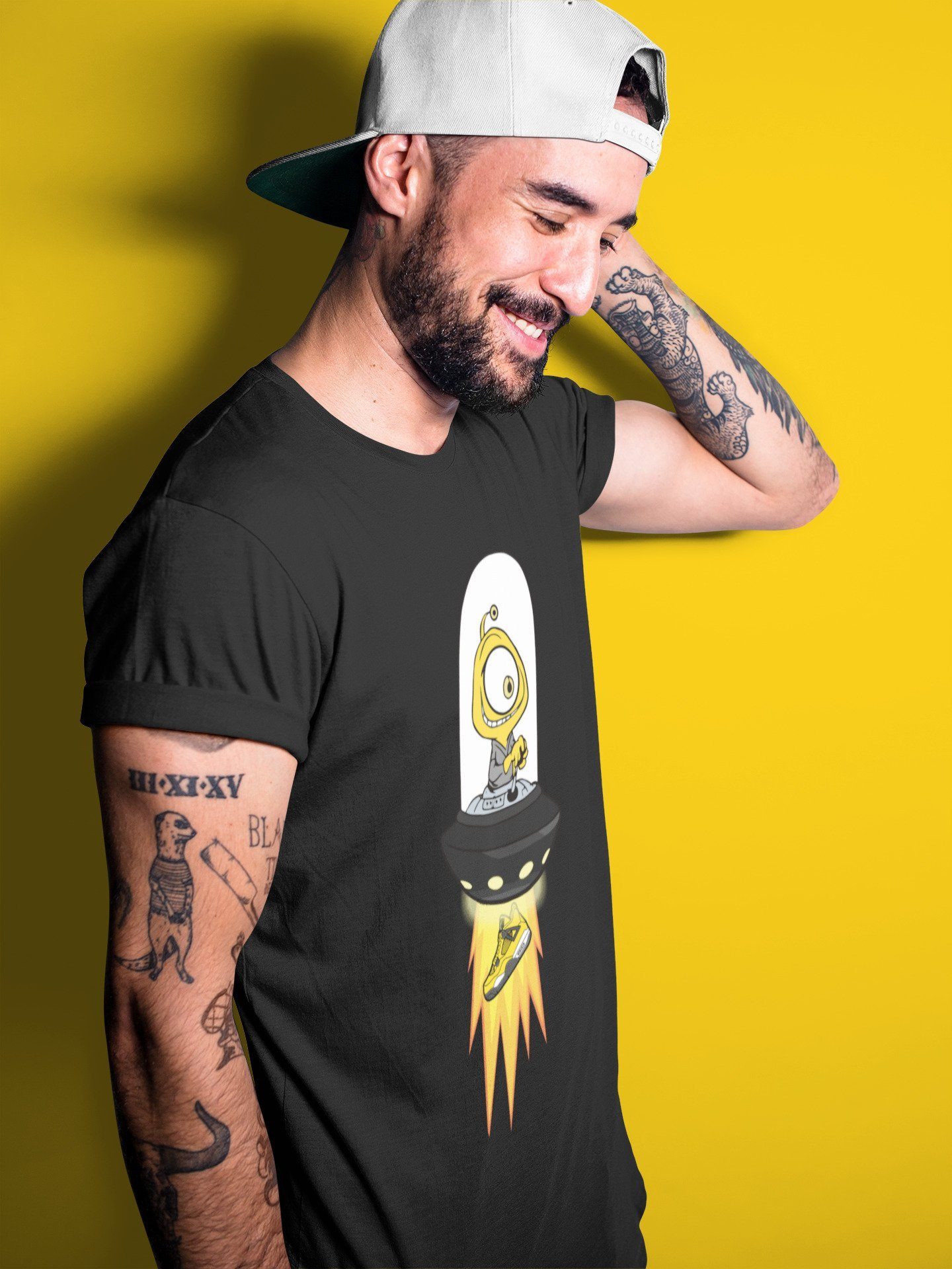 Jordan 4 Lightning Shirt To Match Jordans Alien Sneaker Tees Jordan 4 Lightning Drip Gear Zone Sneaker Matching Clothing Unisex Shirts