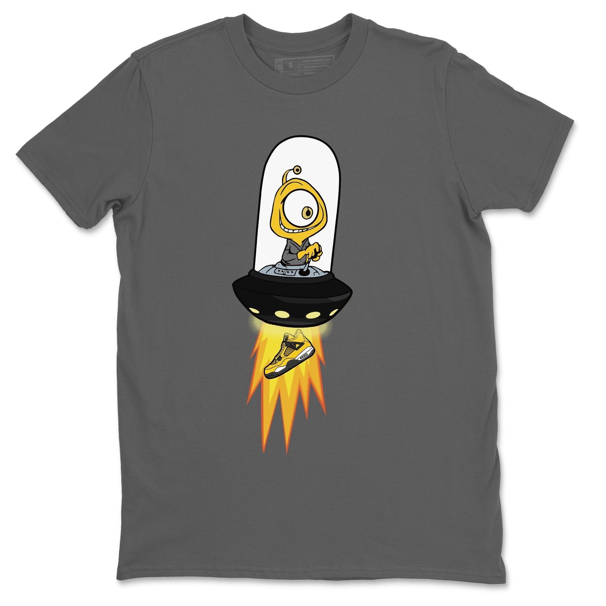 Jordan 4 Lightning Shirt To Match Jordans Alien Sneaker Tees Jordan 4 Lightning Drip Gear Zone Sneaker Matching Clothing Unisex Shirts