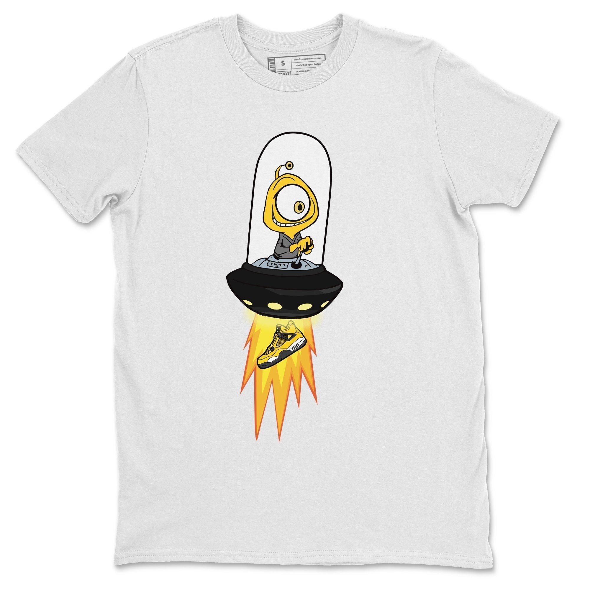 Jordan 4 Lightning Shirt To Match Jordans Alien Sneaker Tees Jordan 4 Lightning Drip Gear Zone Sneaker Matching Clothing Unisex Shirts