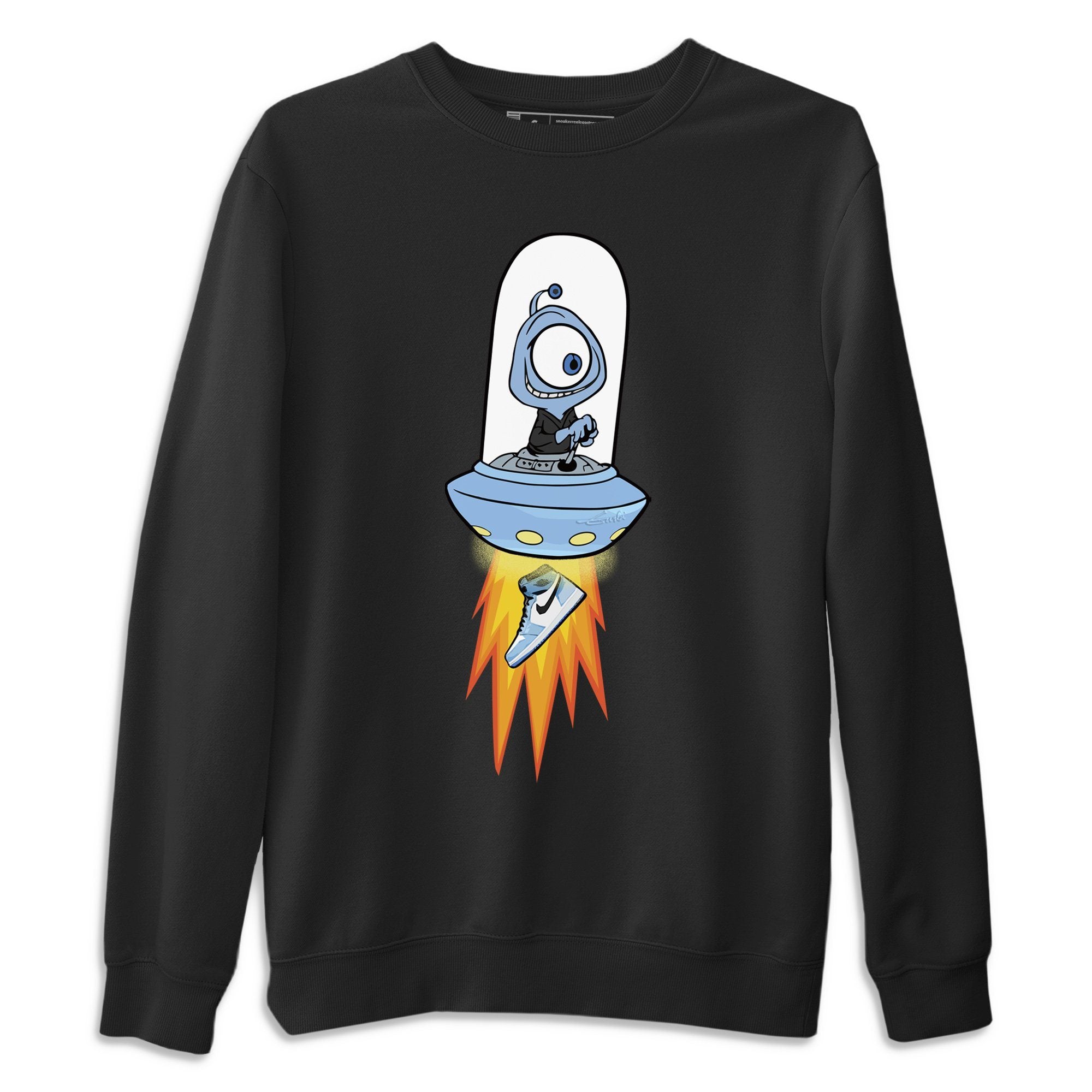 Jordan 1 University Blue Shirt To Match Jordans Alien Sneaker Tees Jordan 1 University Blue Drip Gear Zone Sneaker Matching Clothing Unisex Shirts