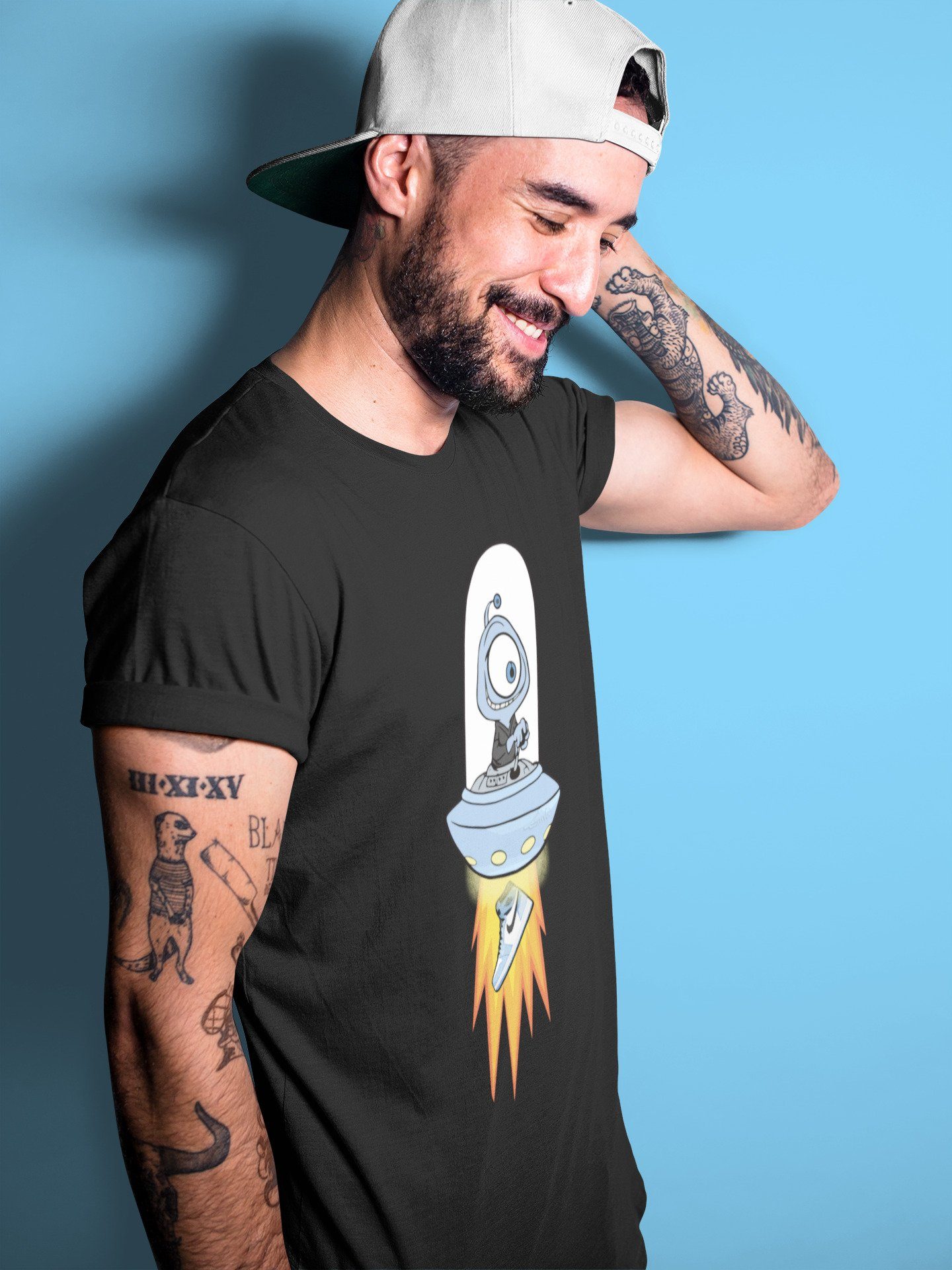 Jordan 1 University Blue Shirt To Match Jordans Alien Sneaker Tees Jordan 1 University Blue Drip Gear Zone Sneaker Matching Clothing Unisex Shirts