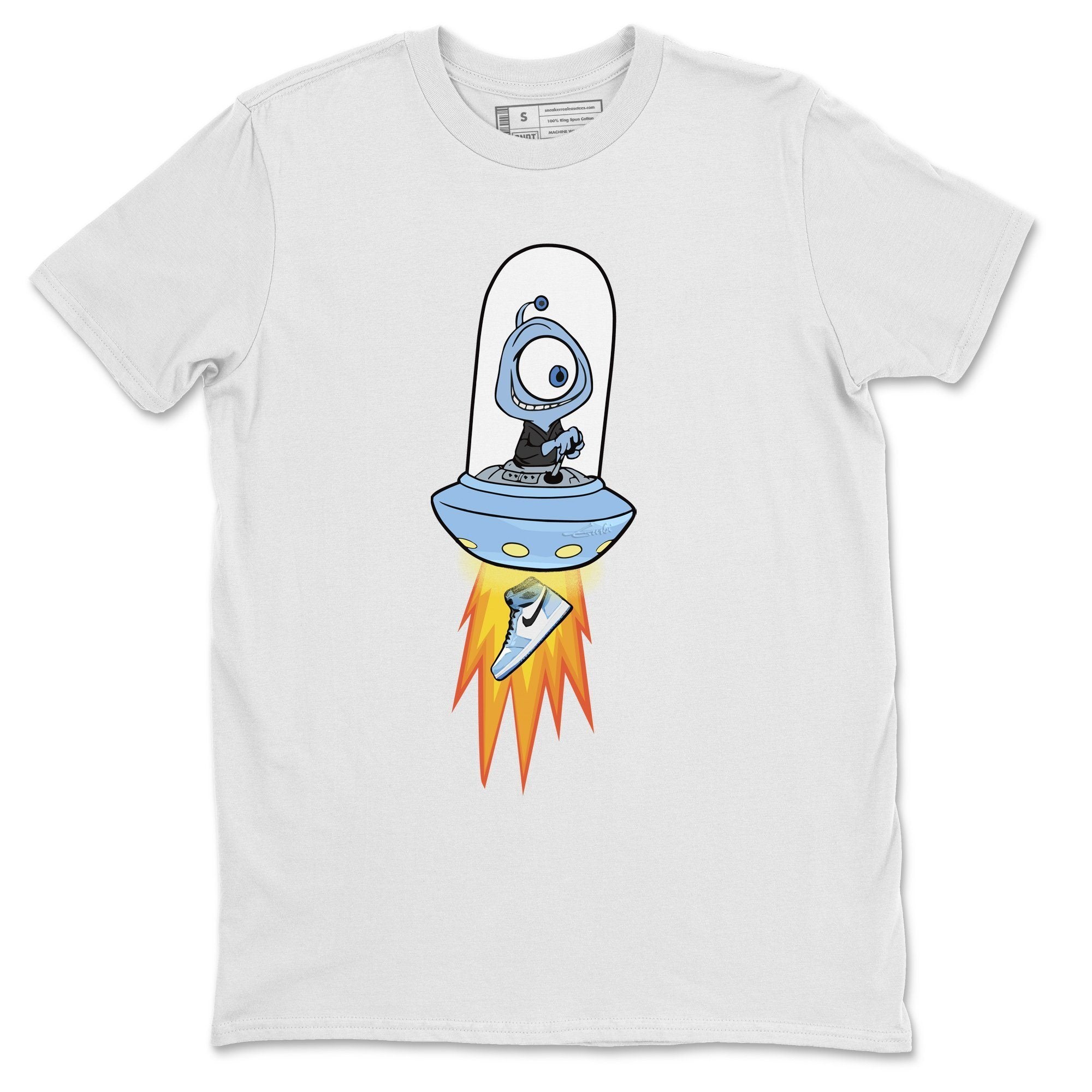 Jordan 1 University Blue Shirt To Match Jordans Alien Sneaker Tees Jordan 1 University Blue Drip Gear Zone Sneaker Matching Clothing Unisex Shirts