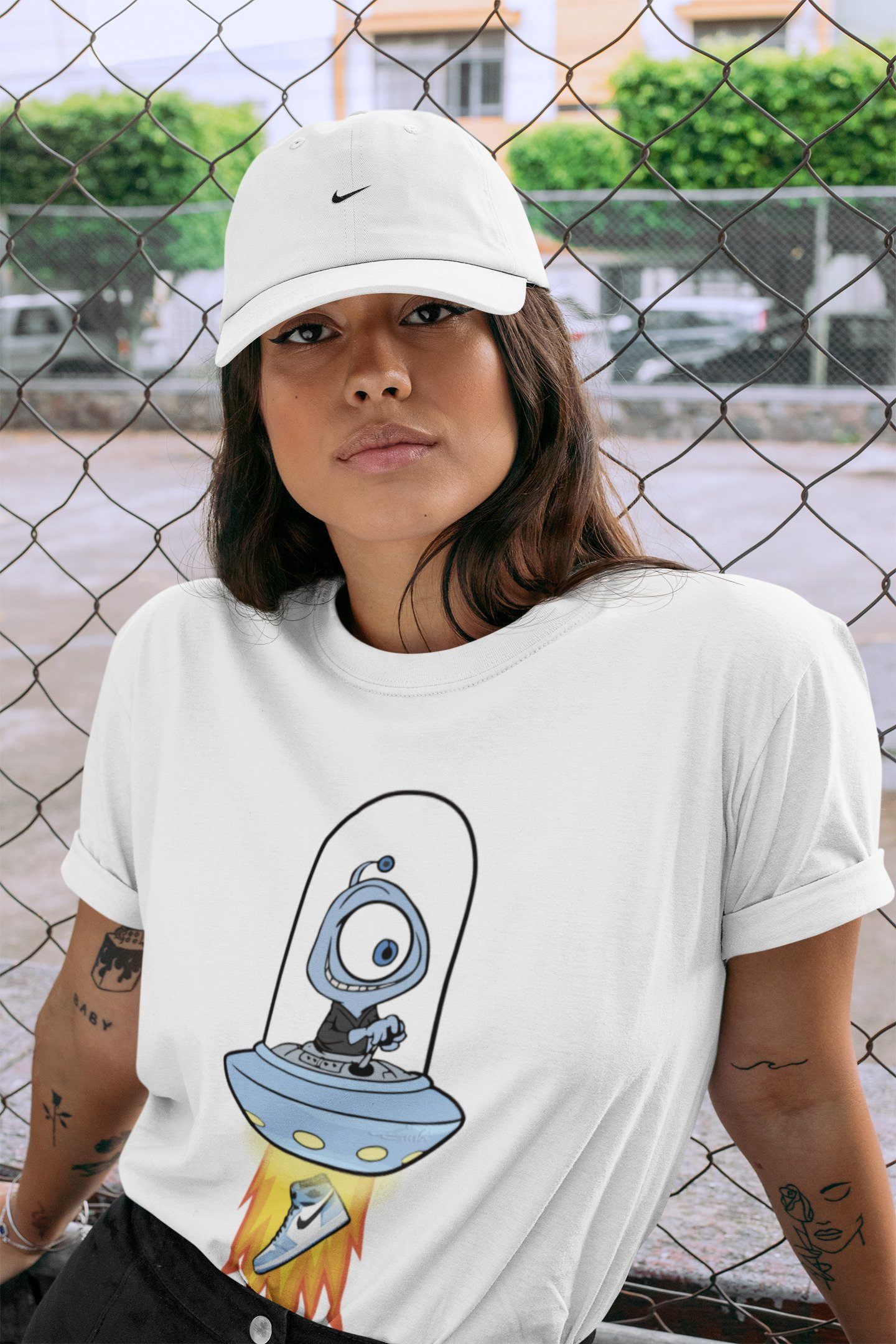 Jordan 1 University Blue Shirt To Match Jordans Alien Sneaker Tees Jordan 1 University Blue Drip Gear Zone Sneaker Matching Clothing Unisex Shirts