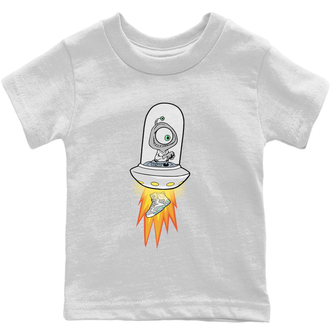 Jordan 6 Mint Foam Sneaker Matching T-Shirt Alien Sneaker Tees Jordan 6 Mint Foam Sneaker Release Tees Kids Shirts