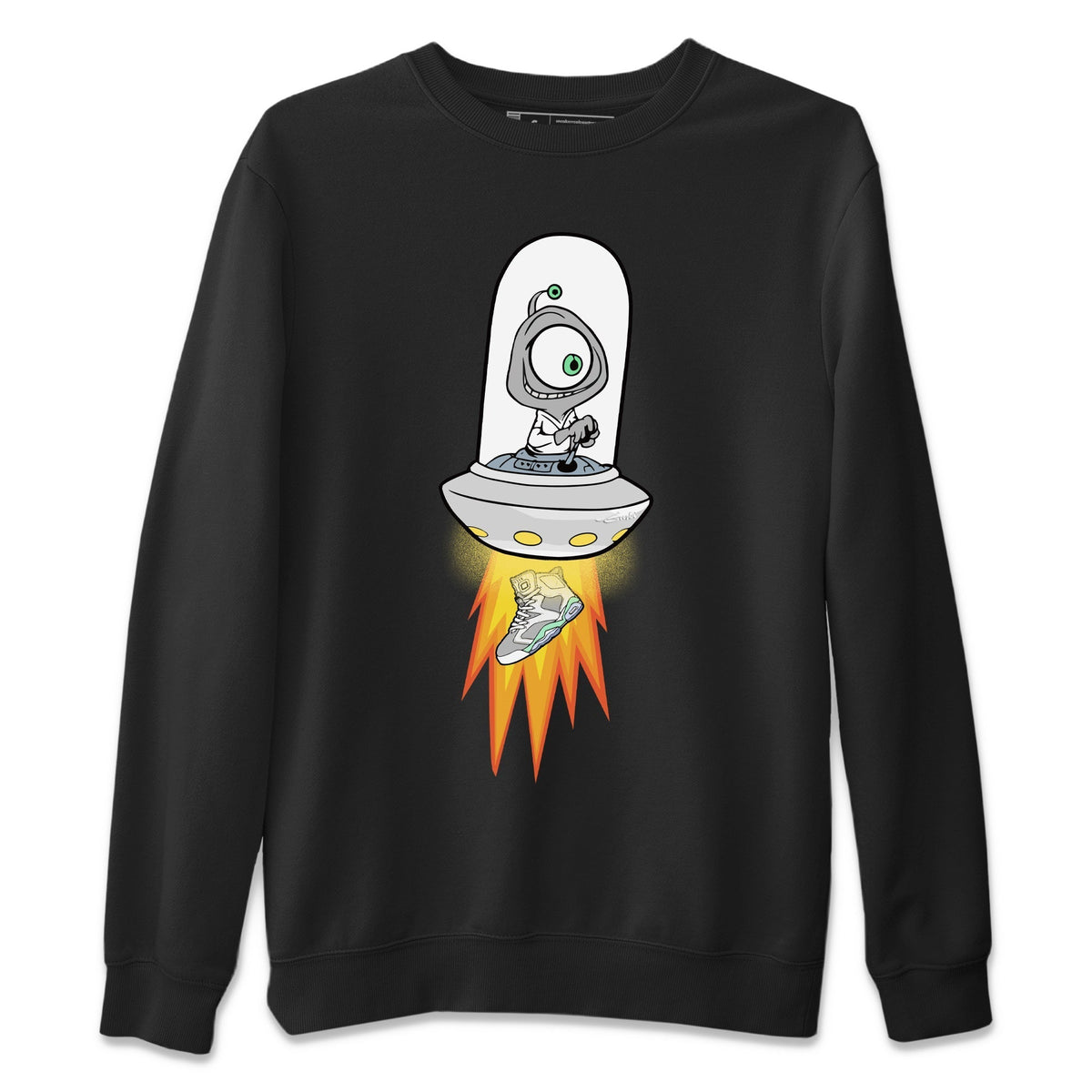 Jordan 6 Mint Foam Sneaker Matching T-Shirt Alien Sneaker Tees Jordan 6 Mint Foam Sneaker Release Tees Crew Neck Tees