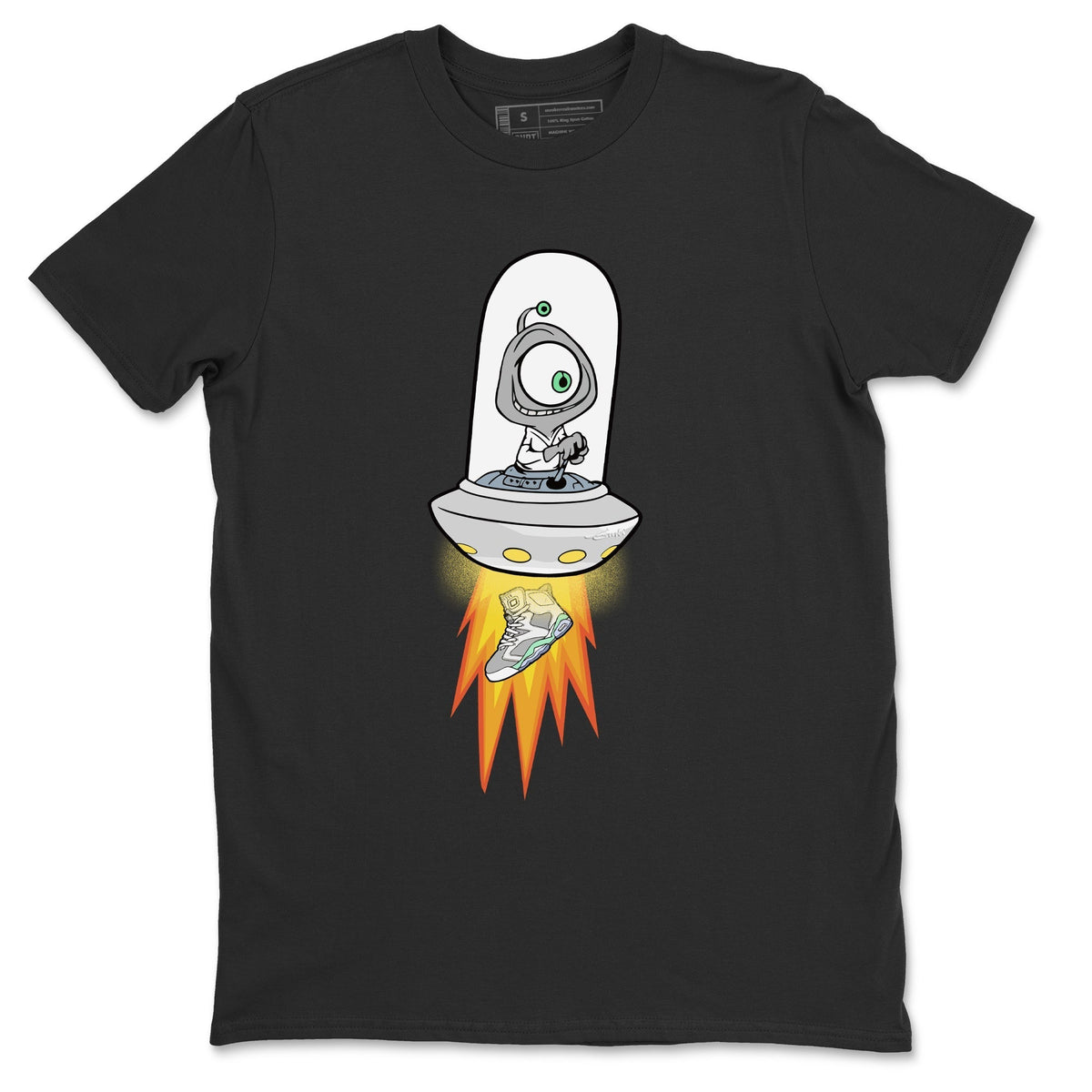 Jordan 6 Mint Foam Sneaker Matching T-Shirt Alien Sneaker Tees Jordan 6 Mint Foam Sneaker Release Tees Crew Neck Tees