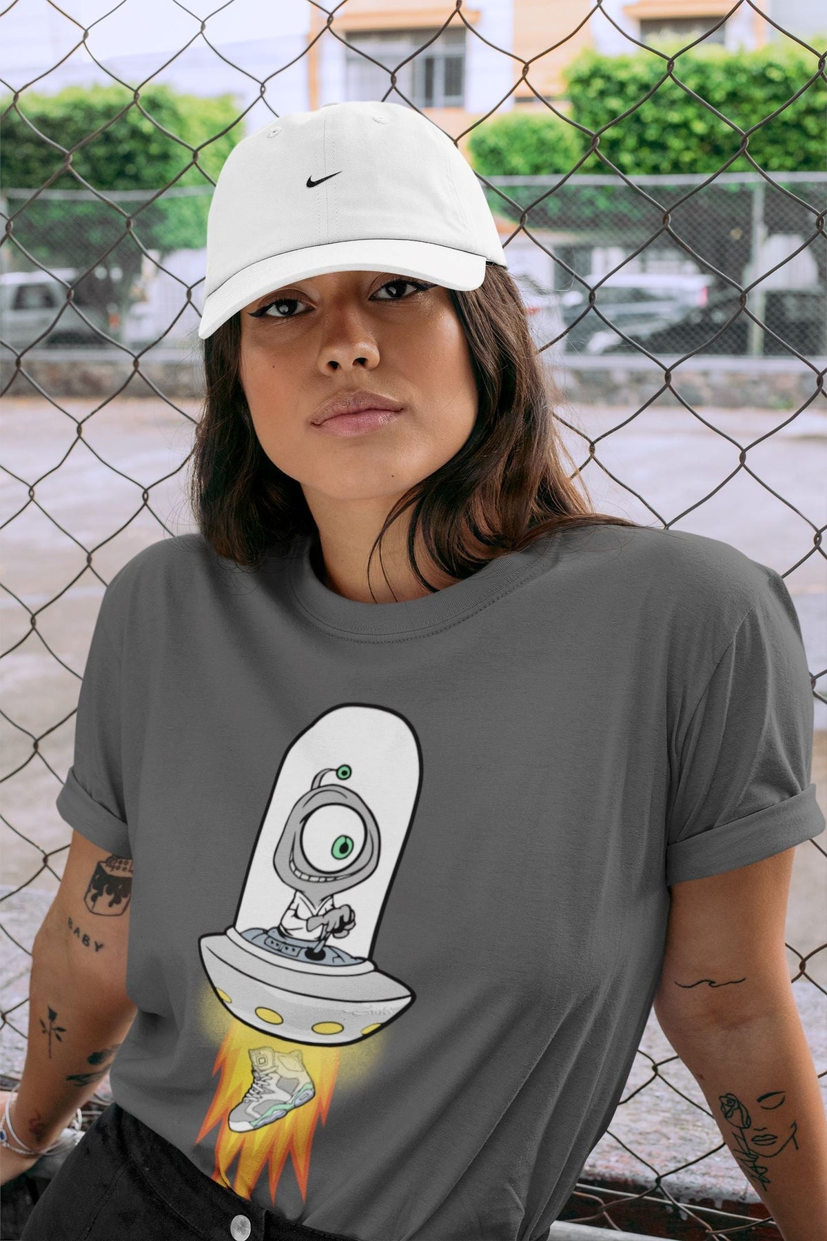 Jordan 6 Mint Foam Sneaker Matching T-Shirt Alien Sneaker Tees Jordan 6 Mint Foam Sneaker Release Tees Crew Neck Tees