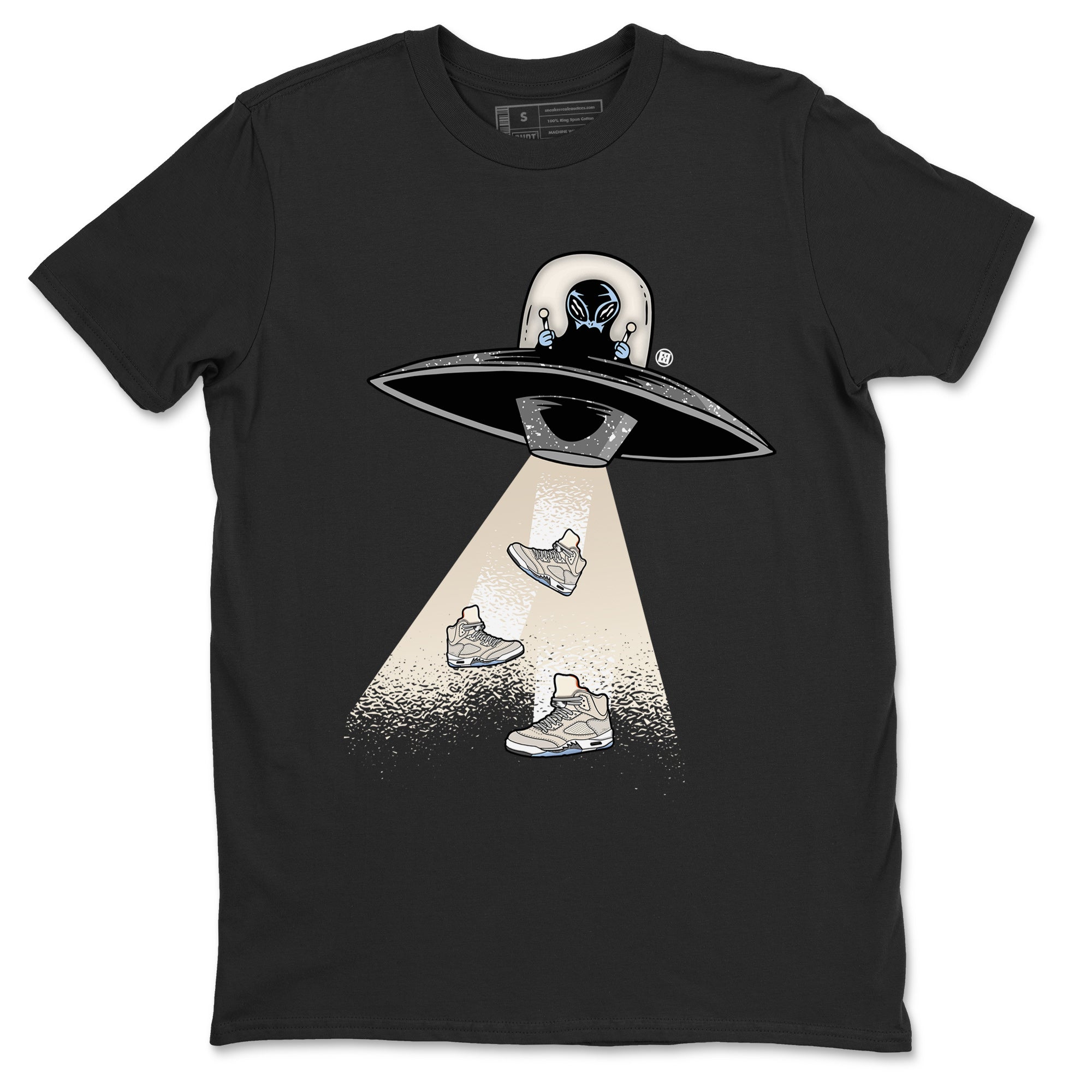 Air Jordan 5 Craft Sneaker Match Tees Alien Thief Streetwear Sneaker Shirt 5s Craft Streetwear Sneaker Shirt Unisex Shirts Black 2