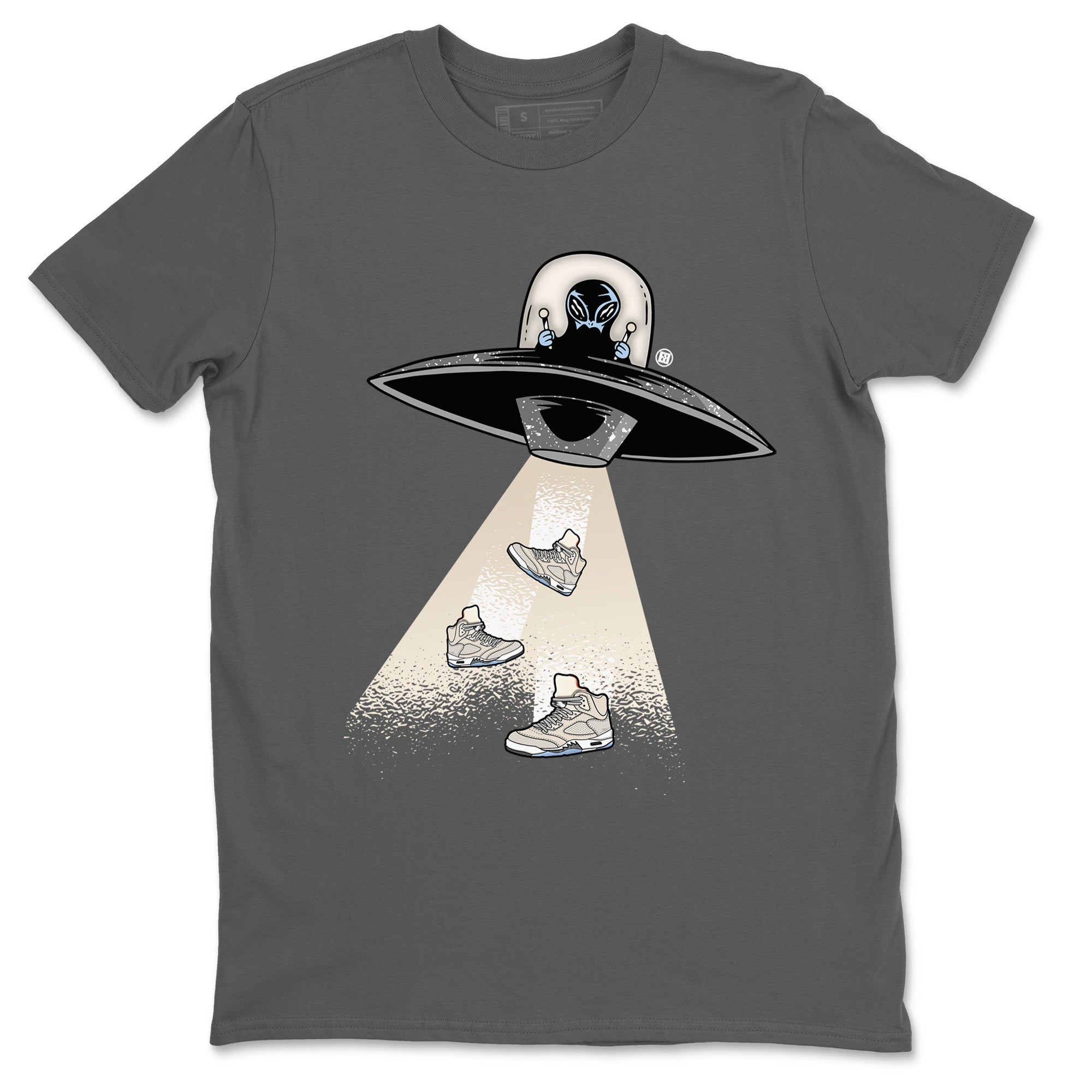 Air Jordan 5 Craft Sneaker Match Tees Alien Thief Streetwear Sneaker Shirt 5s Craft Streetwear Sneaker Shirt Unisex Shirts Cool Grey 2