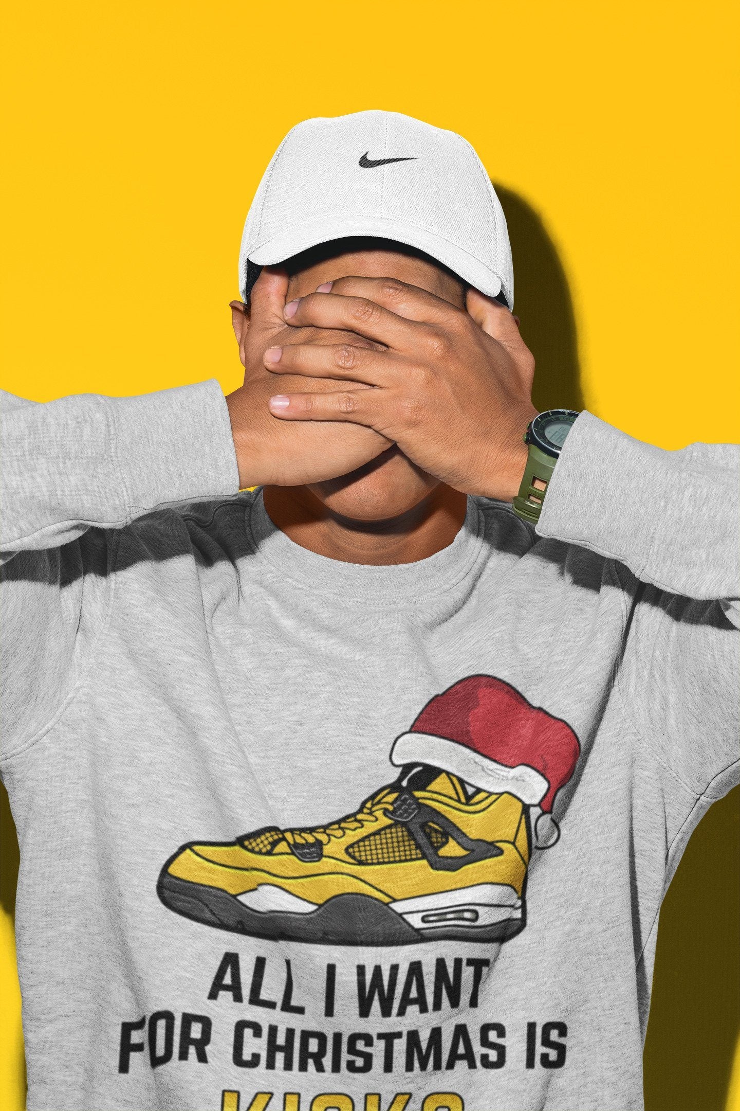 Jordan 4 Lightning Shirt To Match Jordans All I Want For Christmas Sneaker Tees Jordan 4 Lightning Drip Gear Zone Sneaker Matching Clothing Unisex Shirts