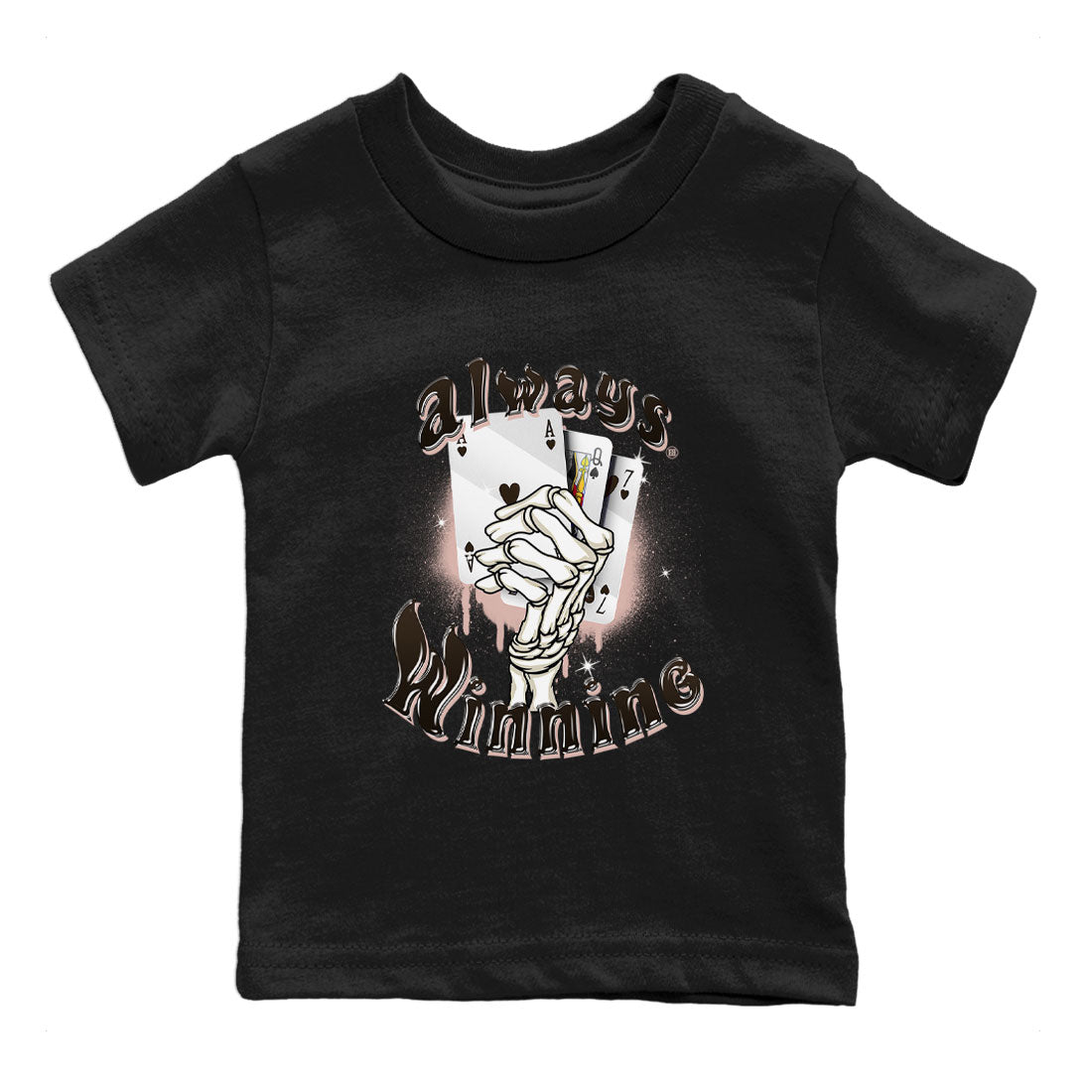 Jordan 11 WMNS Neapolitan shirt to match jordans Always Winning sneaker matching t-shirts and clothing Air Jordan 11 Neapolitan Drip Gear Zone Youth Kids Toddler Black 2 T-Shirt