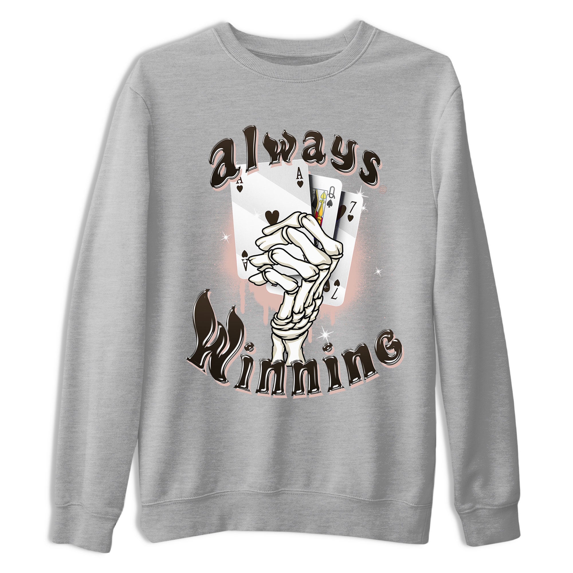 Jordan 11 WMNS Neapolitan shirt to match jordans Always Winning sneaker matching t-shirts and clothing Air Jordan 11 Neapolitan Drip Gear Zone Cotton Casual Unisex Heather Grey 2 T-Shirt