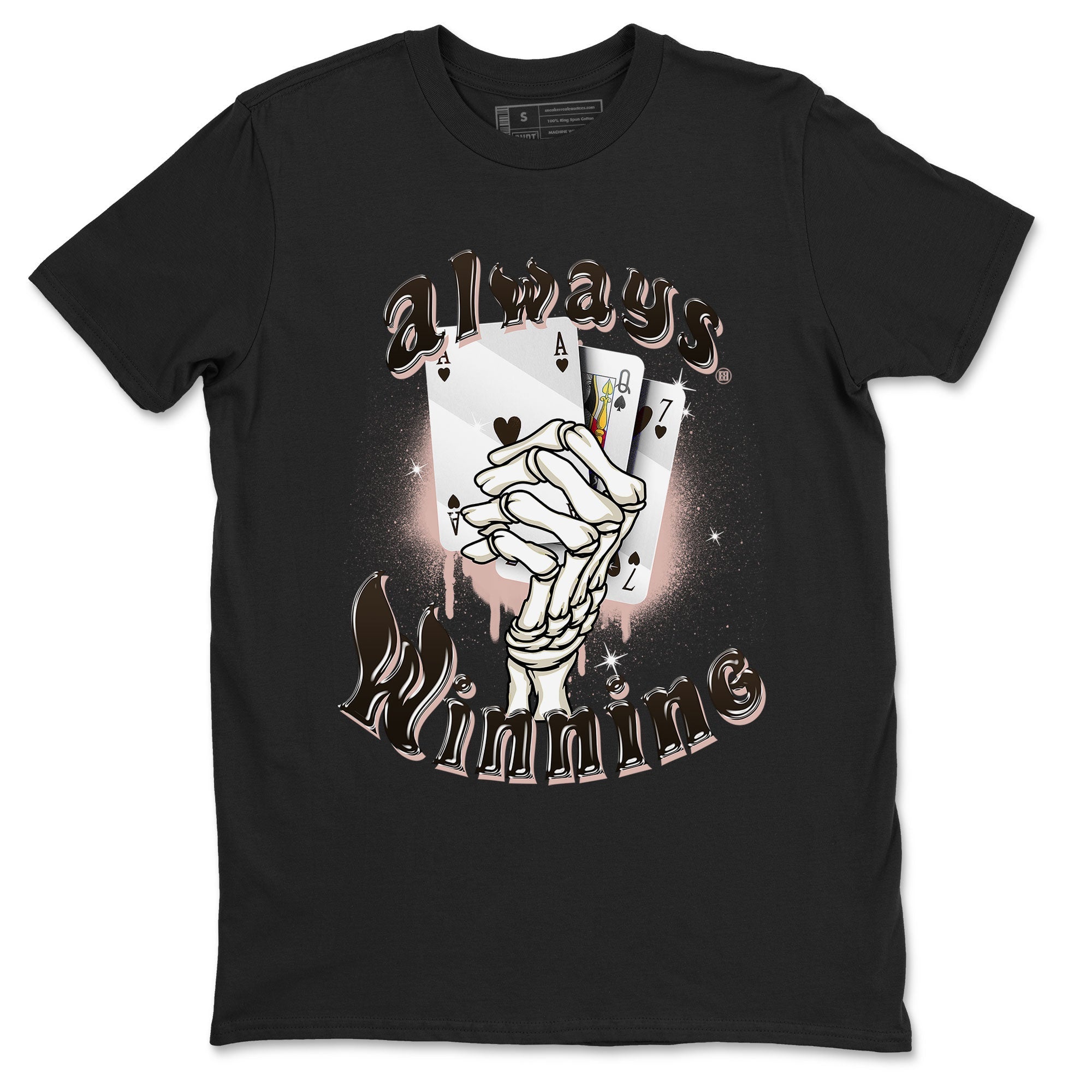Jordan 11 WMNS Neapolitan shirt to match jordans Always Winning sneaker matching t-shirts and clothing Air Jordan 11 Neapolitan Drip Gear Zone Cotton Casual Unisex Black 2 T-Shirt
