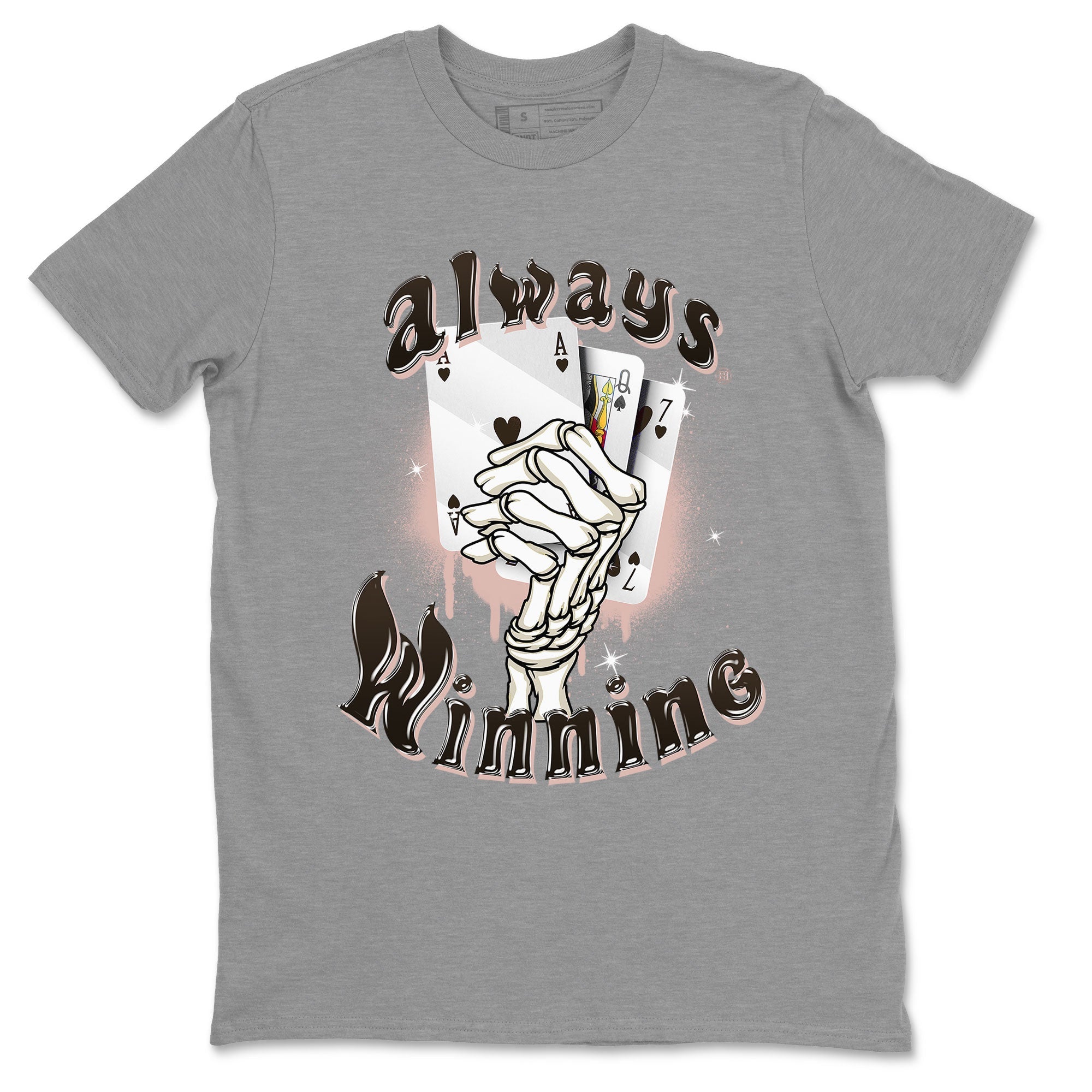 Jordan 11 WMNS Neapolitan shirt to match jordans Always Winning sneaker matching t-shirts and clothing Air Jordan 11 Neapolitan Drip Gear Zone Cotton Casual Unisex Heather Grey 2 T-Shirt