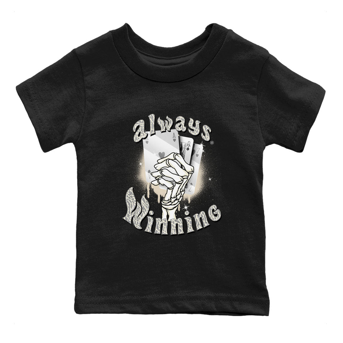 Jordan 3 Craft Ivory shirt to match jordans Always Winning sneaker tees 3s Ivory Drip Gear Zone baby toddler Black 2 cotton Shirt