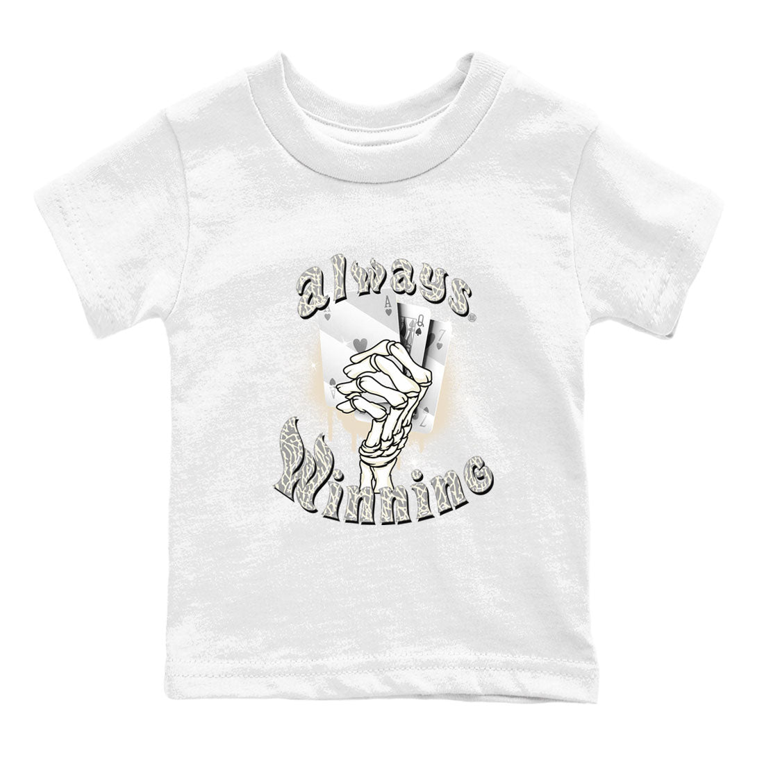 Jordan 3 Craft Ivory shirt to match jordans Always Winning sneaker tees 3s Ivory Drip Gear Zone baby toddler White 2 cotton Shirt
