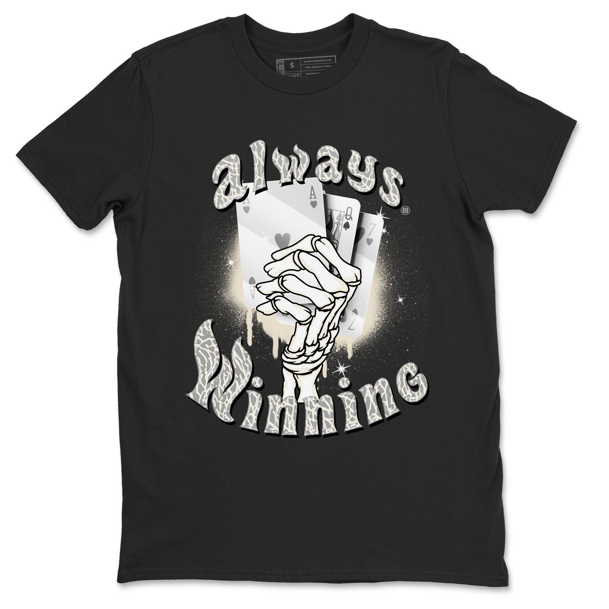 Jordan 3 Craft Ivory shirt to match jordans Always Winning sneaker tees 3s Ivory Drip Gear Zone unisex cotton Black 2 crew neck shirt