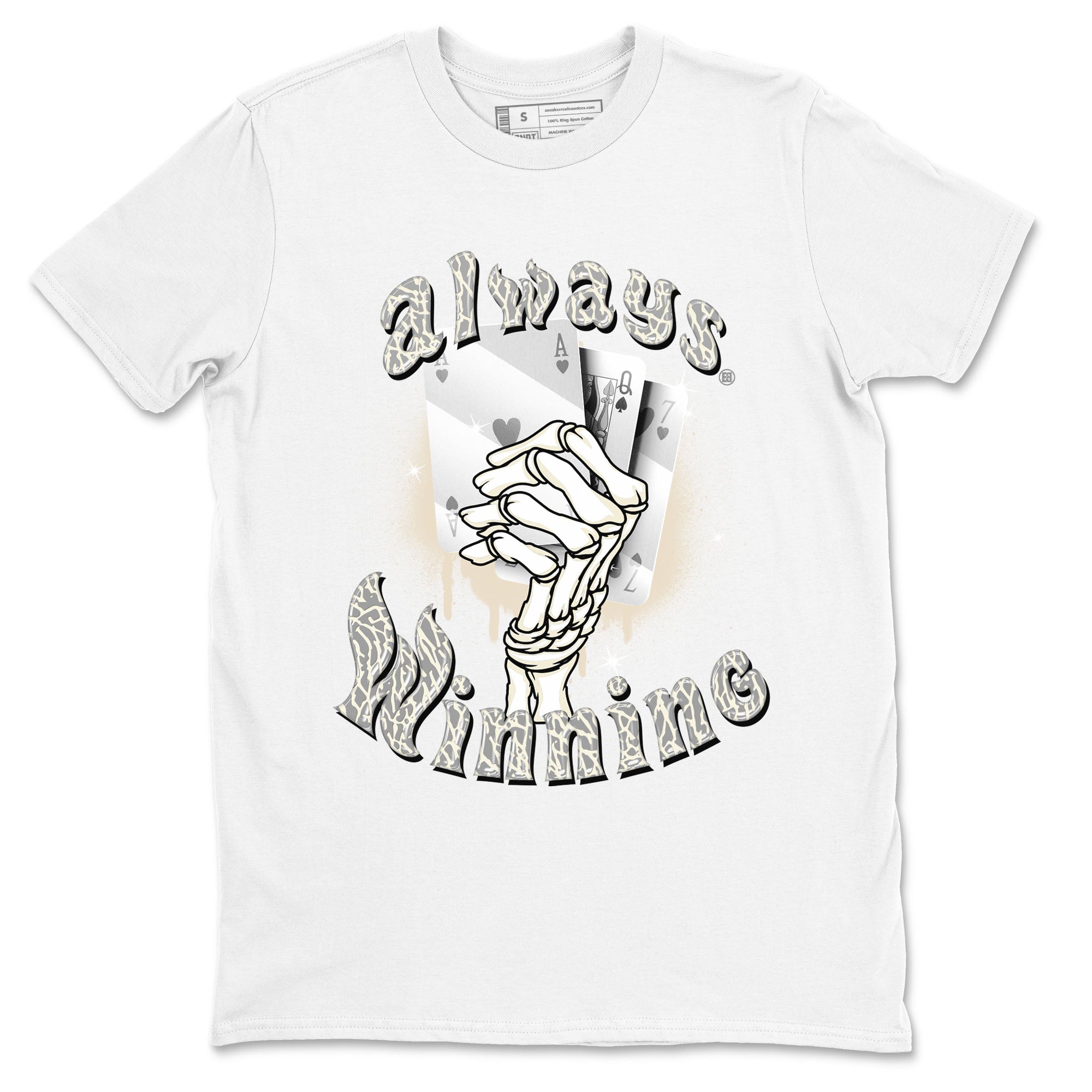 Jordan 3 Craft Ivory shirt to match jordans Always Winning sneaker tees 3s Ivory Drip Gear Zone unisex cotton White 2 crew neck shirt