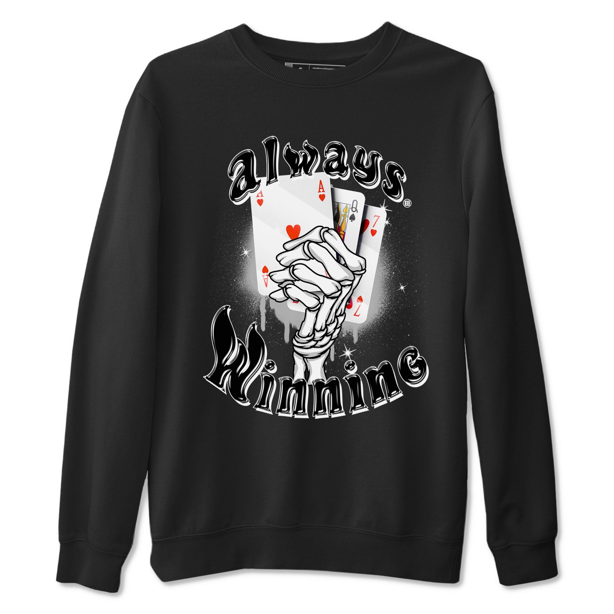 AJ4 Retro Bred Reimagined shirt to match jordans Always Winning sneaker tees Air Jordan 4 Retro Bred Reimagined Drip Gear Zone unisex cotton Black 2 crew neck shirt