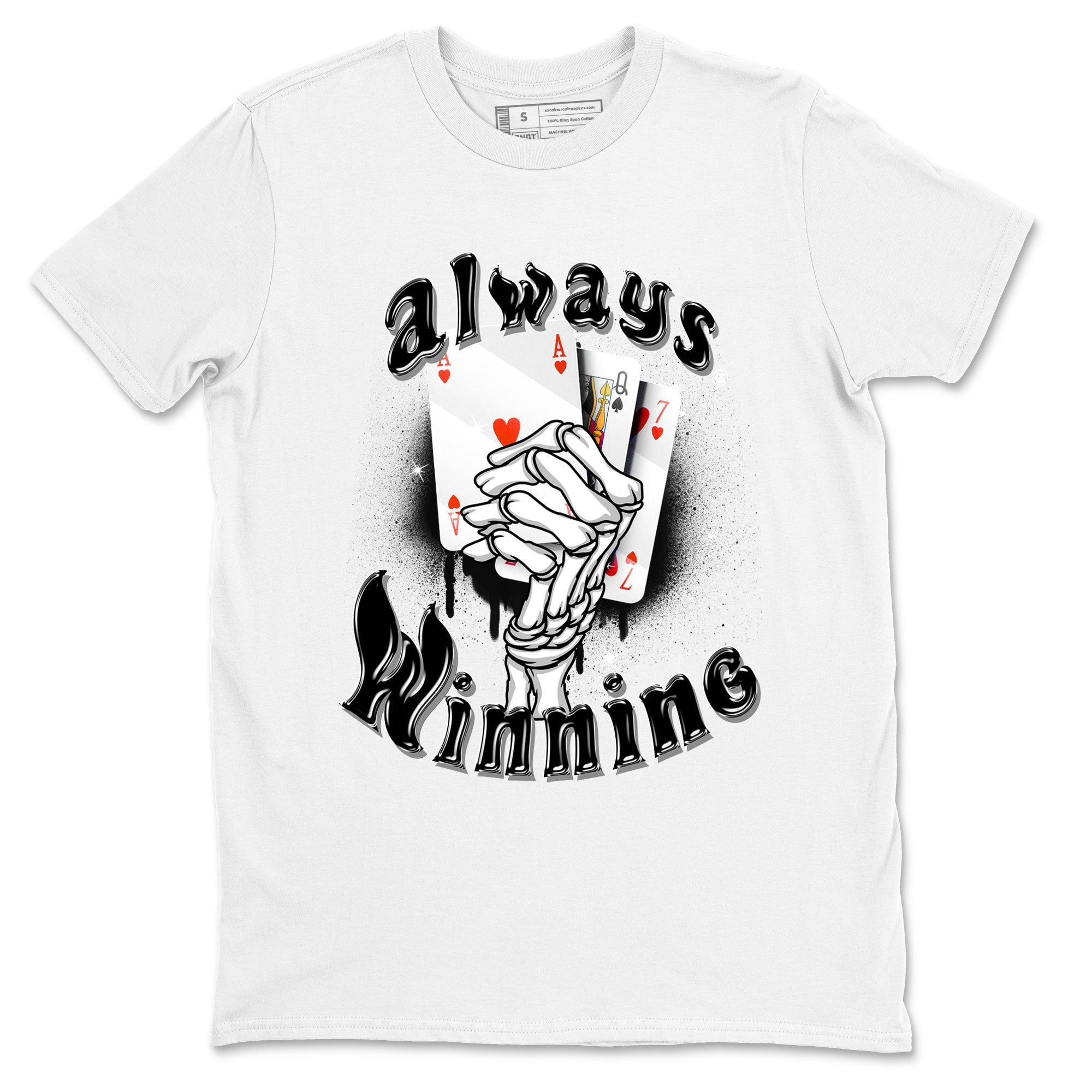AJ4 Retro Bred Reimagined shirt to match jordans Always Winning sneaker tees Air Jordan 4 Retro Bred Reimagined Drip Gear Zone unisex cotton White 2 crew neck shirt