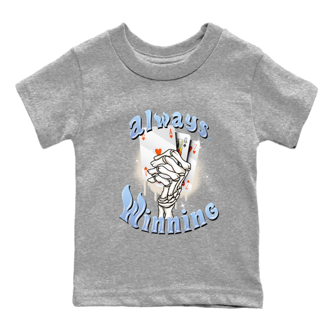 Air Jordan 5 Craft Sneaker Match Tees Always Winning Streetwear Sneaker Shirt Air Jordan 5 Retro Craft Shirts Kids Shirts Heather Grey 2