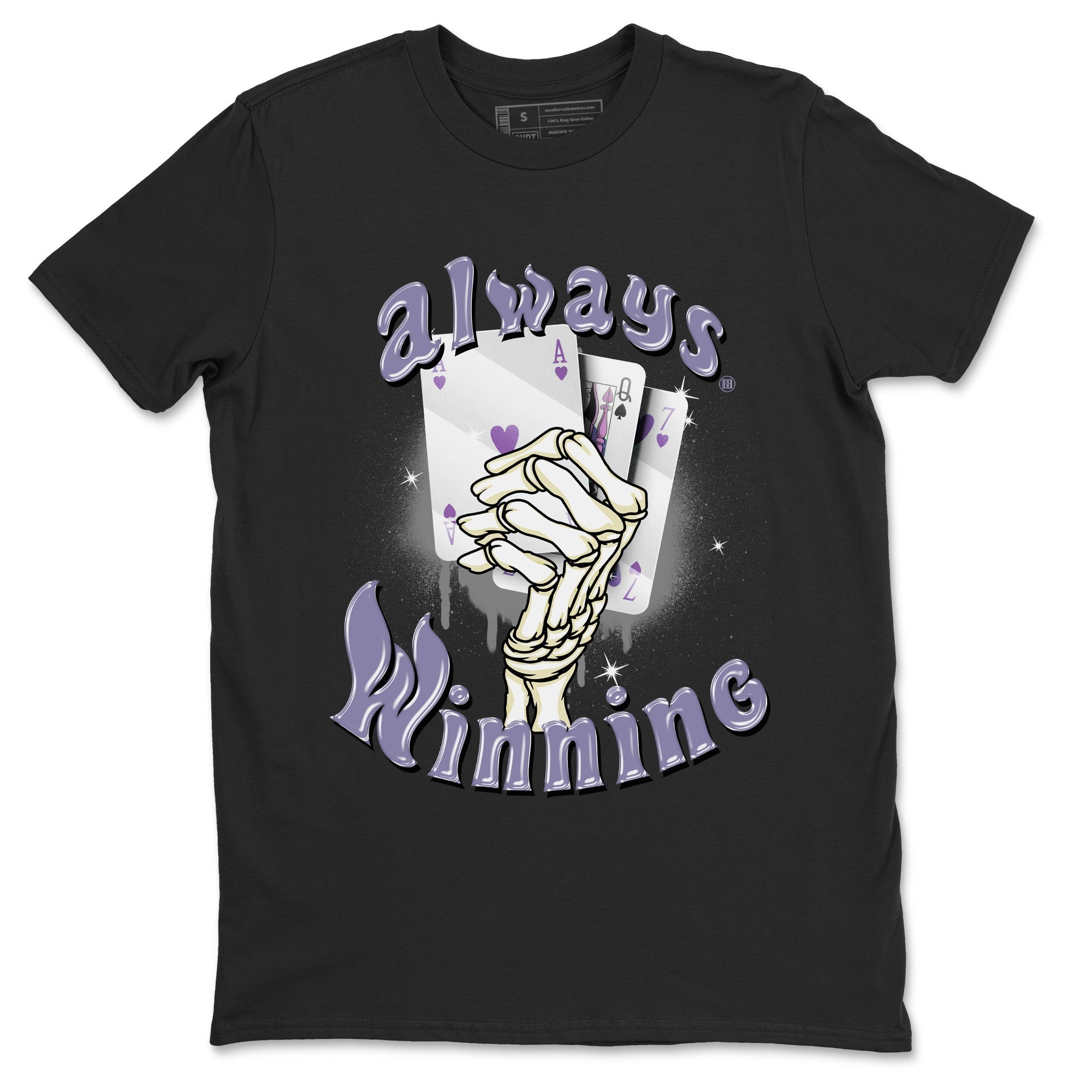 Air Jordan 5 Indigo Haze Sneaker Match Tees Always Winning 5s Indigo Haze Tee Sneaker Release Tees Unisex Shirts Black 2