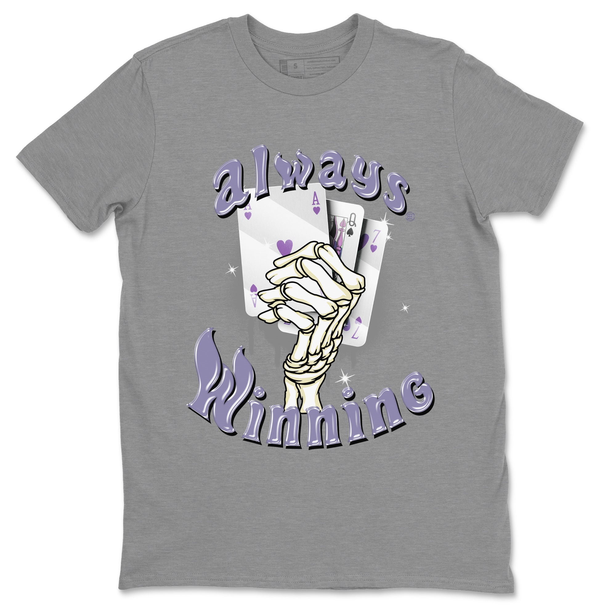 Air Jordan 5 Indigo Haze Sneaker Match Tees Always Winning 5s Indigo Haze Tee Sneaker Release Tees Unisex Shirts Heather Grey 2