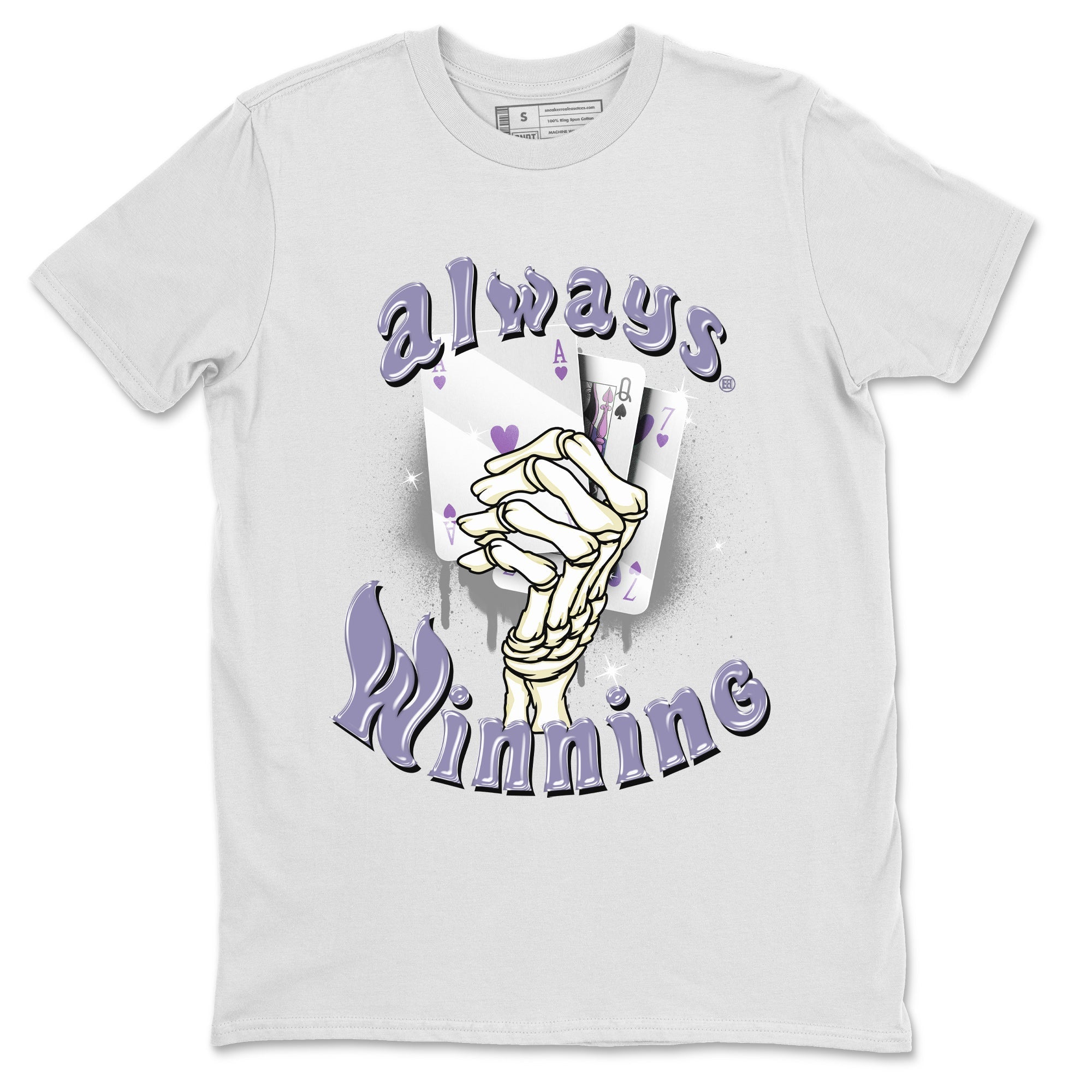 Air Jordan 5 Indigo Haze Sneaker Match Tees Always Winning 5s Indigo Haze Tee Sneaker Release Tees Unisex Shirts White 2