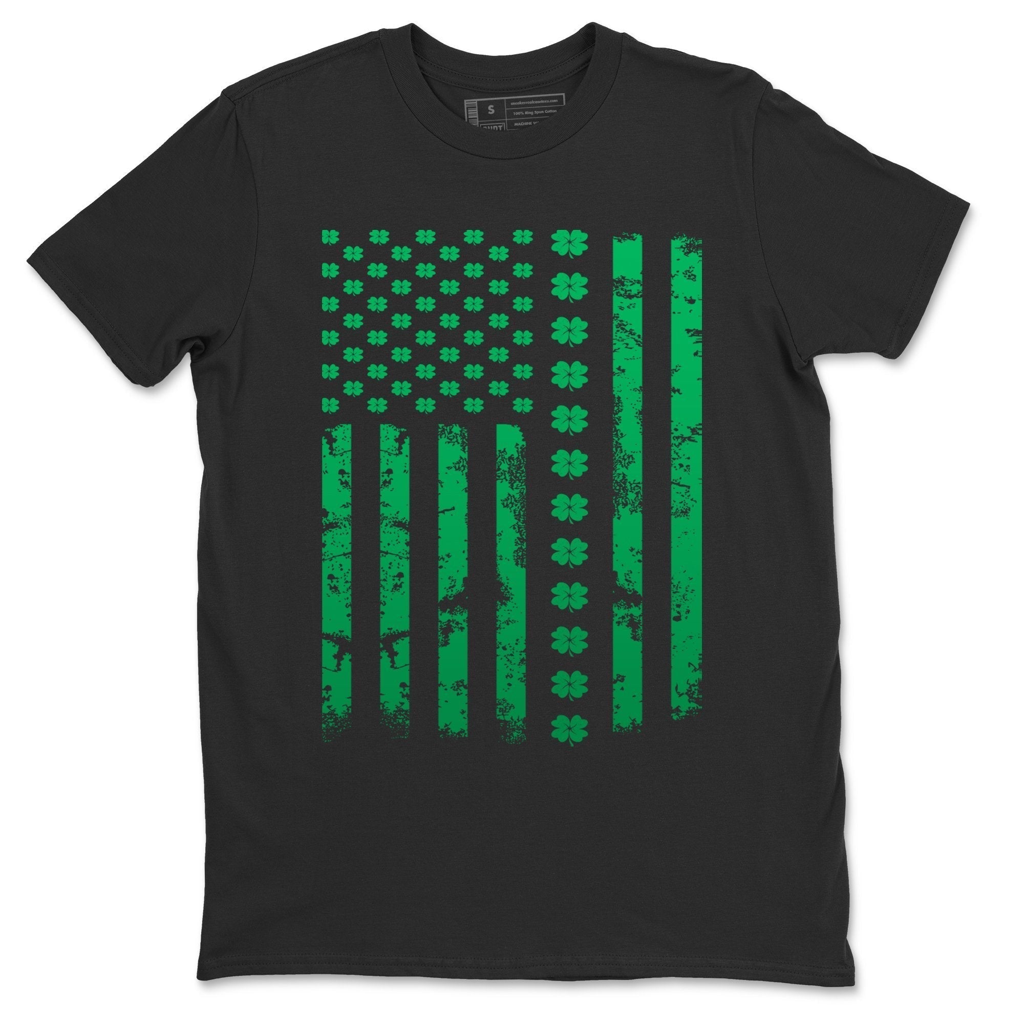 Jordan 1 Lucky Green Shirt To Match Jordans American Flag Sneaker Tees Jordan 1 Lucky Green Drip Gear Zone Sneaker Matching Clothing Unisex Shirts