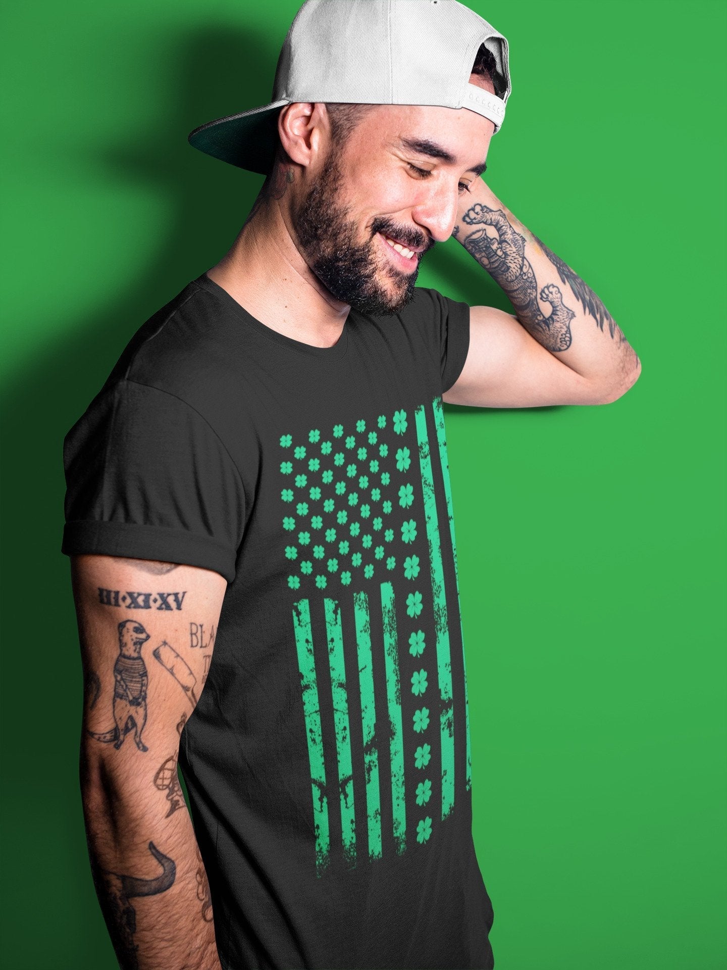 Jordan 1 Lucky Green Shirt To Match Jordans American Flag Sneaker Tees Jordan 1 Lucky Green Drip Gear Zone Sneaker Matching Clothing Unisex Shirts