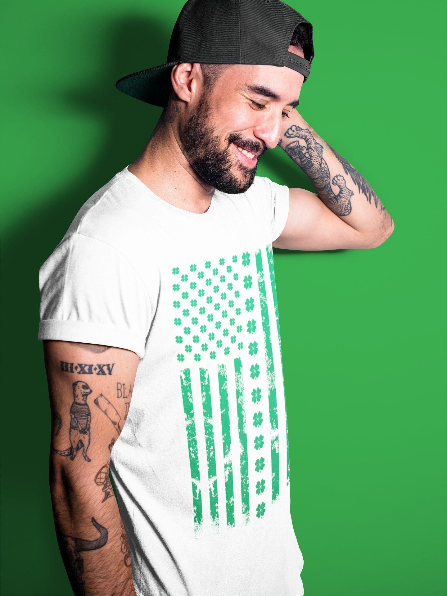 Jordan 1 Lucky Green Shirt To Match Jordans American Flag Sneaker Tees Jordan 1 Lucky Green Drip Gear Zone Sneaker Matching Clothing Unisex Shirts