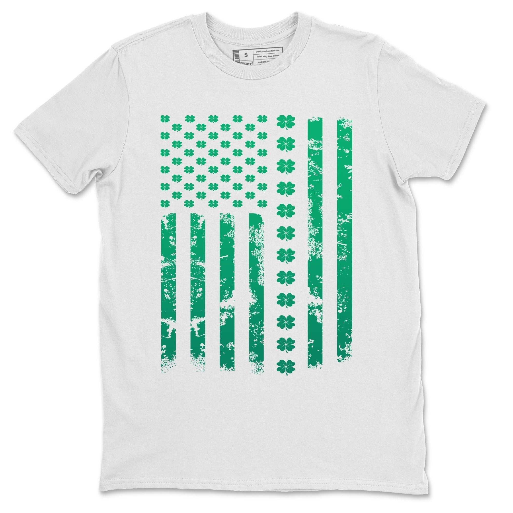 Jordan 13 Lucky Green Shirt To Match Jordans American Flag Sneaker Tees Jordan 13 Lucky Green Drip Gear Zone Sneaker Matching Clothing Unisex Shirts