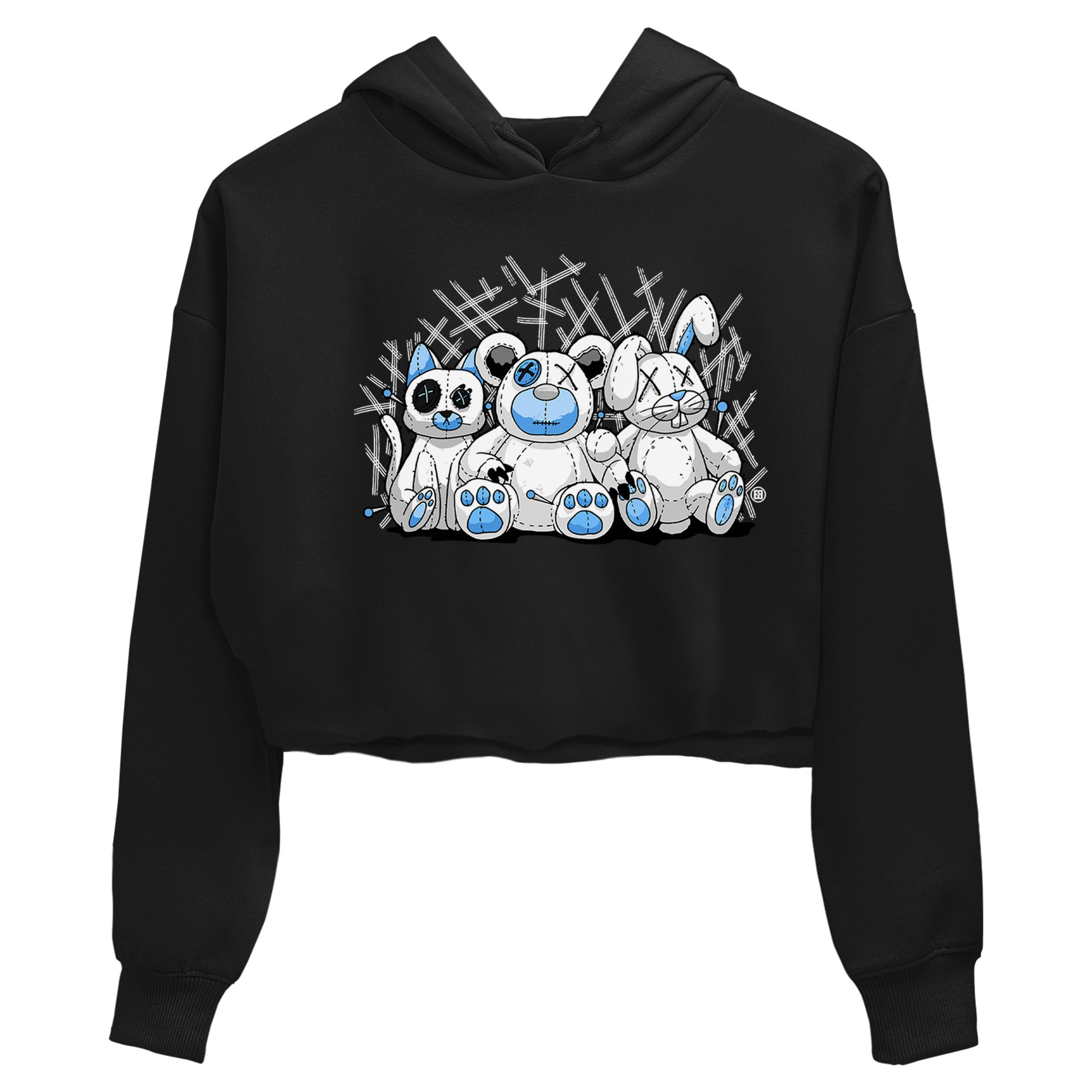 Air Jordan 1 Retro High OG UNC Toe Shirt to match Jordans Animal Homies Streetwear Sneaker Shirt AJ1 UNC Toe Streetwear Sneaker Shirt Crop T-Shirts Black 2