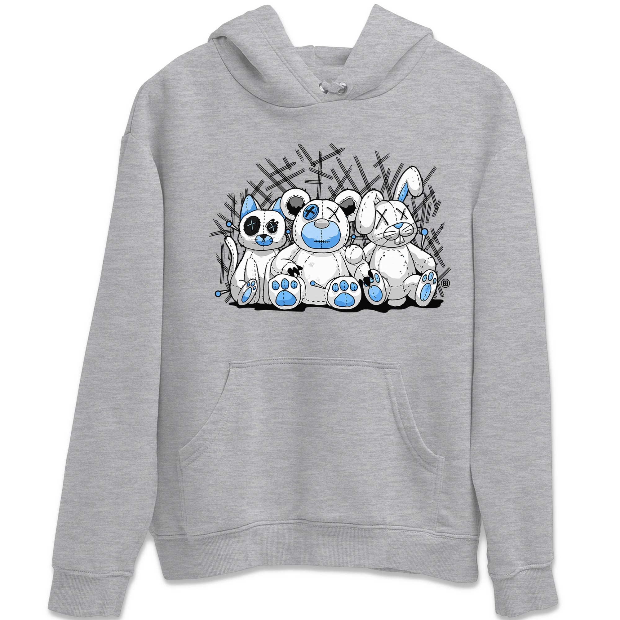 Air Jordan 1 Retro High OG UNC Toe Shirt to match Jordans Animal Homies Streetwear Sneaker Shirt AJ1 UNC Toe Streetwear Sneaker Shirt Crew Neck T-Shirts Heather Grey 2