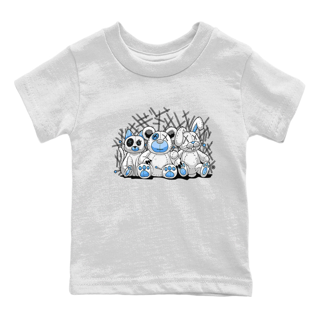 Air Jordan 1 Retro High OG UNC Toe Shirt to match Jordans Animal Homies Streetwear Sneaker Shirt AJ1 UNC Toe Streetwear Sneaker Shirt Kids and Baby Tees White 2