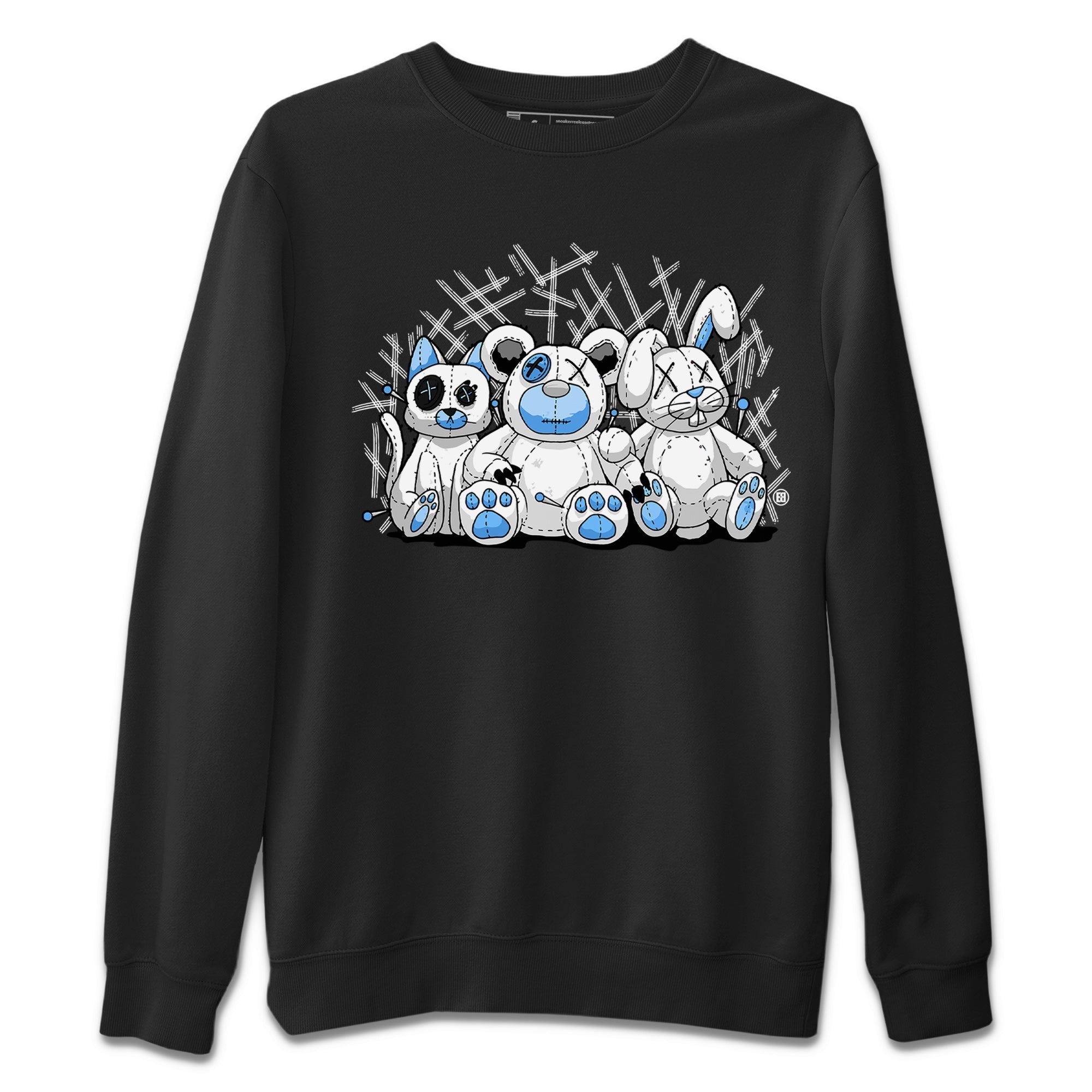 Air Jordan 1 Retro High OG UNC Toe Shirt to match Jordans Animal Homies Streetwear Sneaker Shirt AJ1 UNC Toe Streetwear Sneaker Shirt Crew Neck T-Shirts Black 2