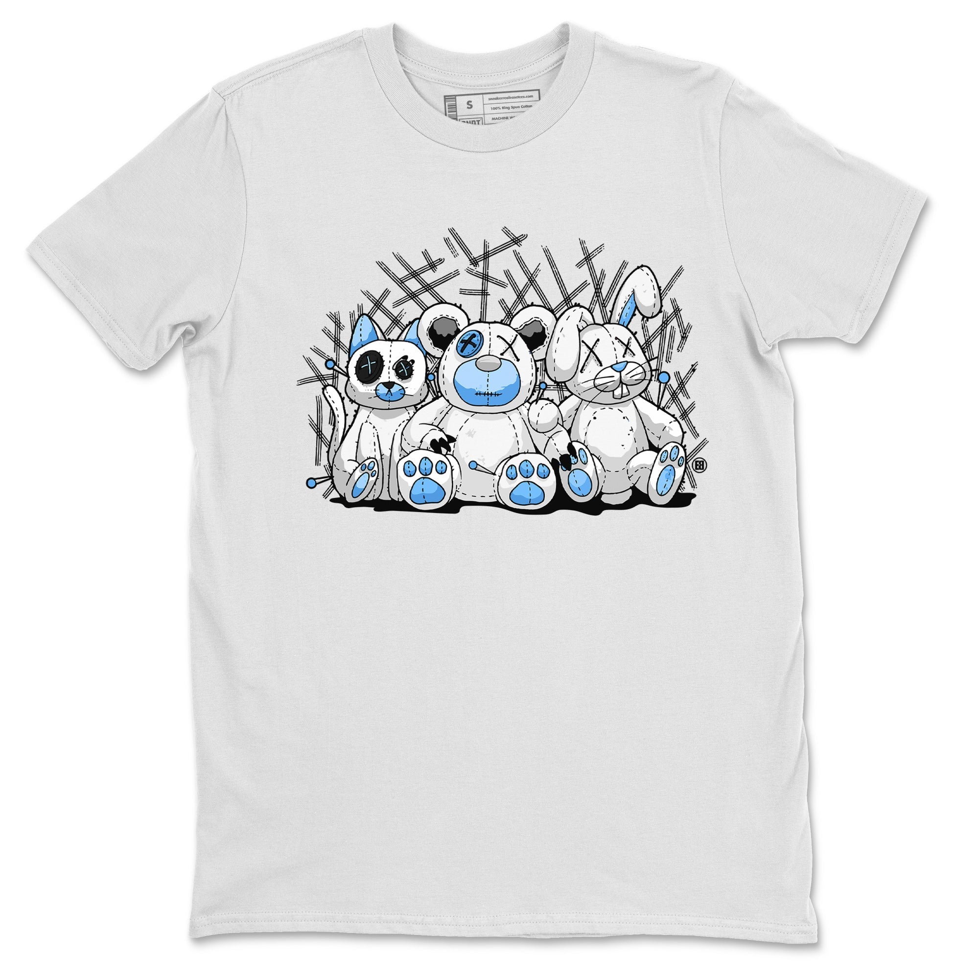 Air Jordan 1 Retro High OG UNC Toe Shirt to match Jordans Animal Homies Streetwear Sneaker Shirt AJ1 UNC Toe Streetwear Sneaker Shirt Crew Neck T-Shirts White 2