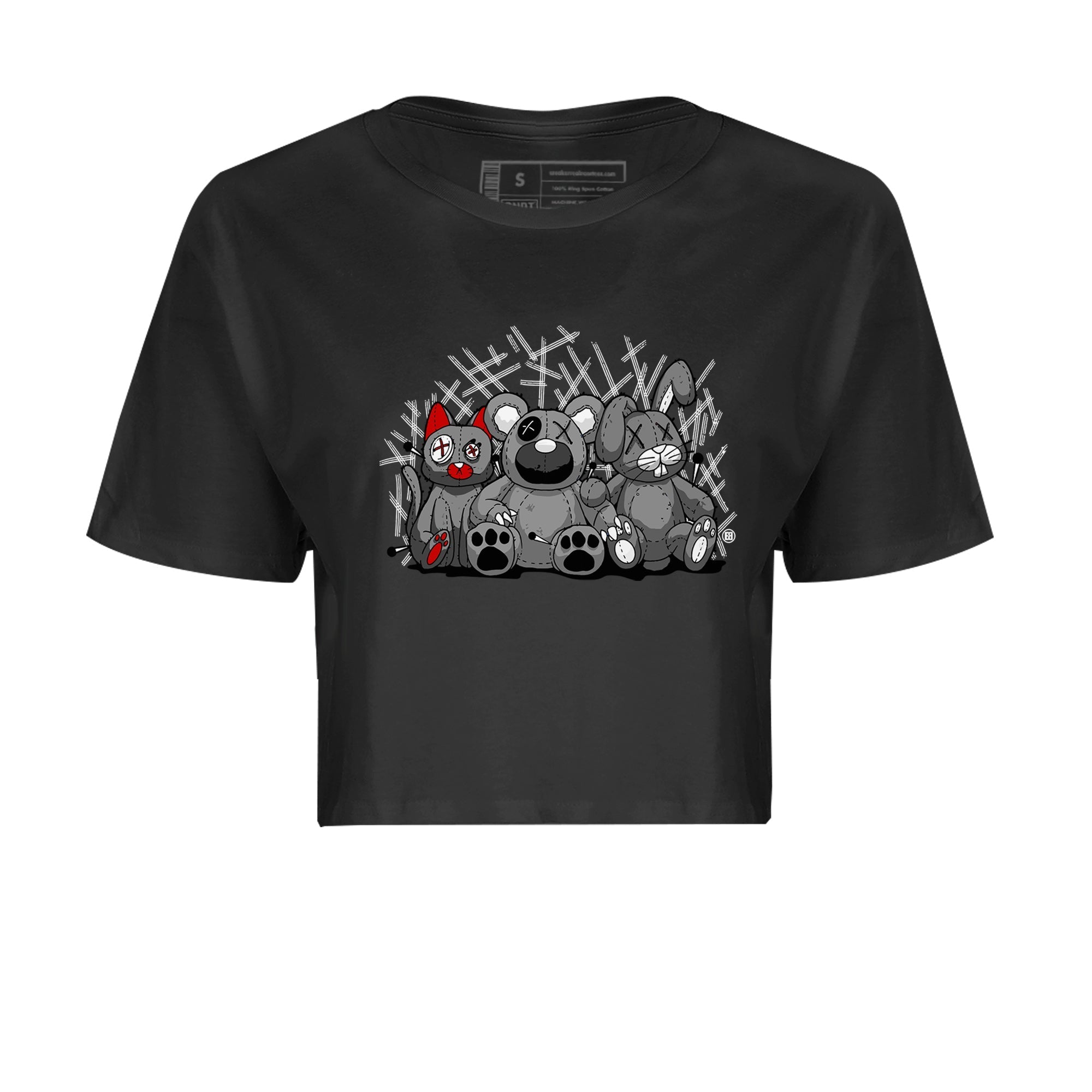 Air Jordan 1 Washed Heritage Sneaker Match Tees Animal Homies Streetwear Sneaker Shirt Air Jordan 1 Washed Heritage Shirts Women's Shirts Black 2