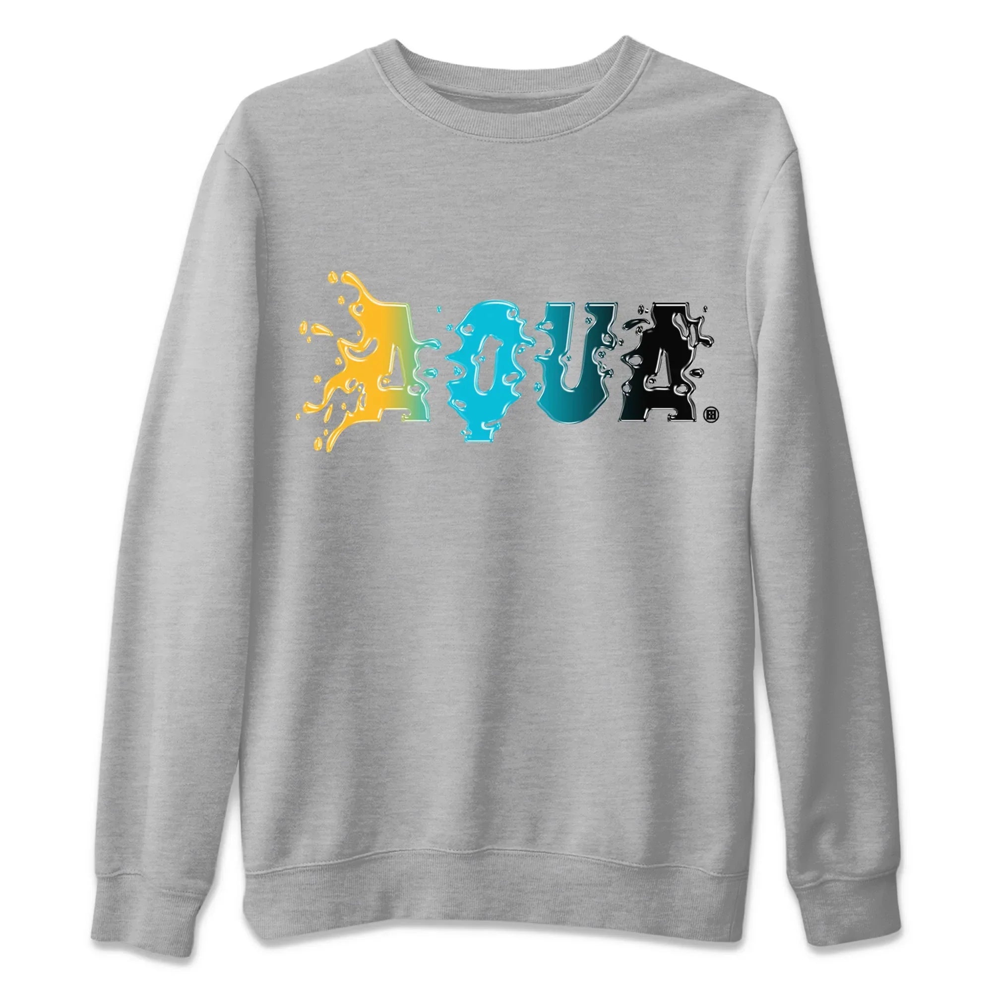 Jordan 5 Aqua Sneaker Matching T-Shirt Aqua Sneaker Tees Jordan 5 Aqua Sneaker Release Tees Crew Neck Tees