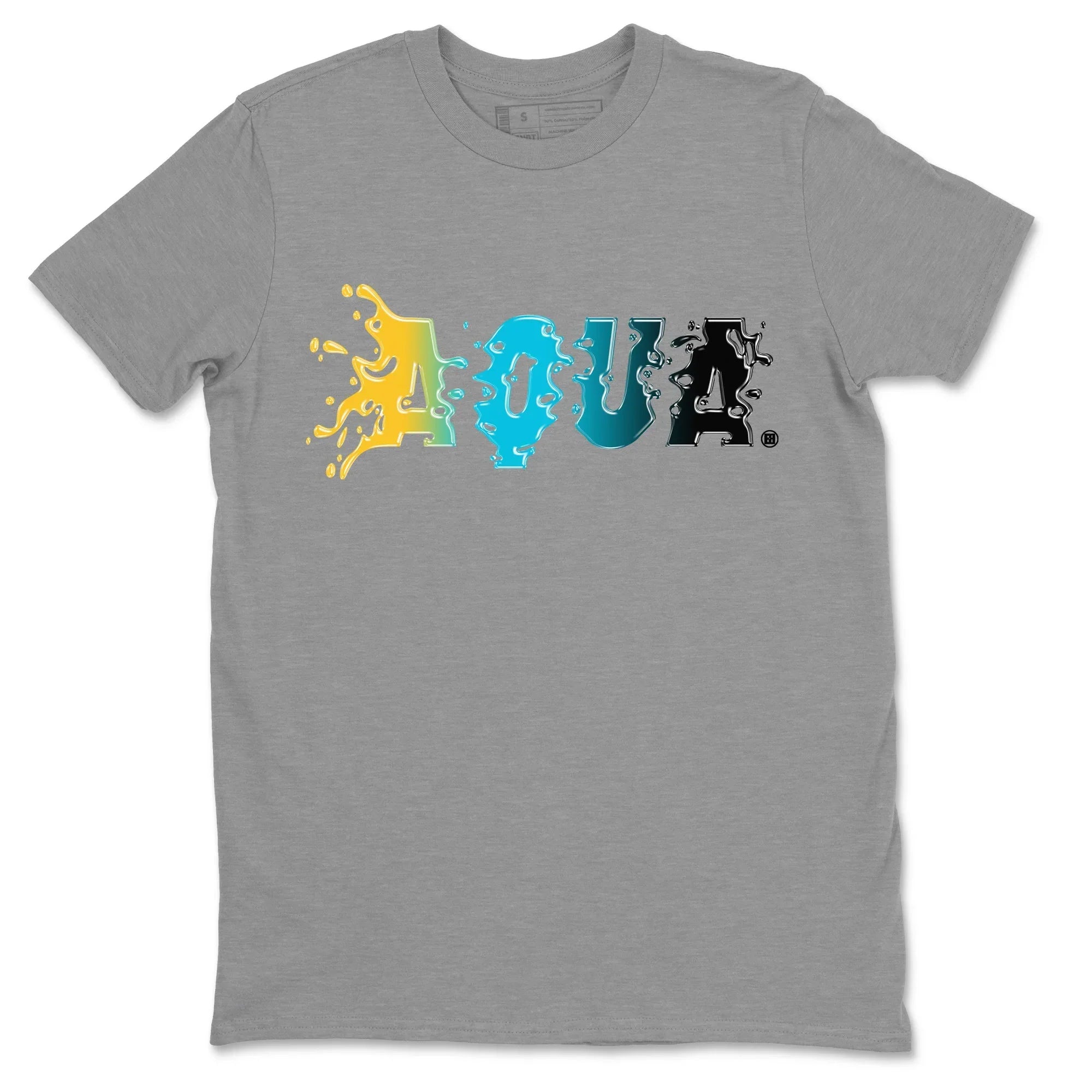 Jordan 5 Aqua Sneaker Matching T-Shirt Aqua Sneaker Tees Jordan 5 Aqua Sneaker Release Tees Crew Neck Tees